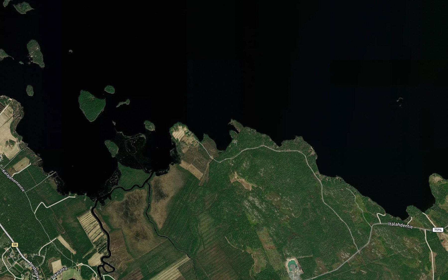 Satellite map of the Juottilahti