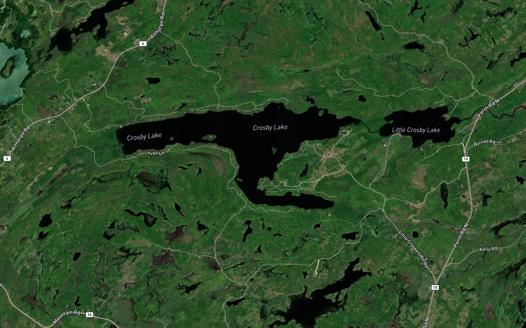 Satellite map of the Murphy Bay