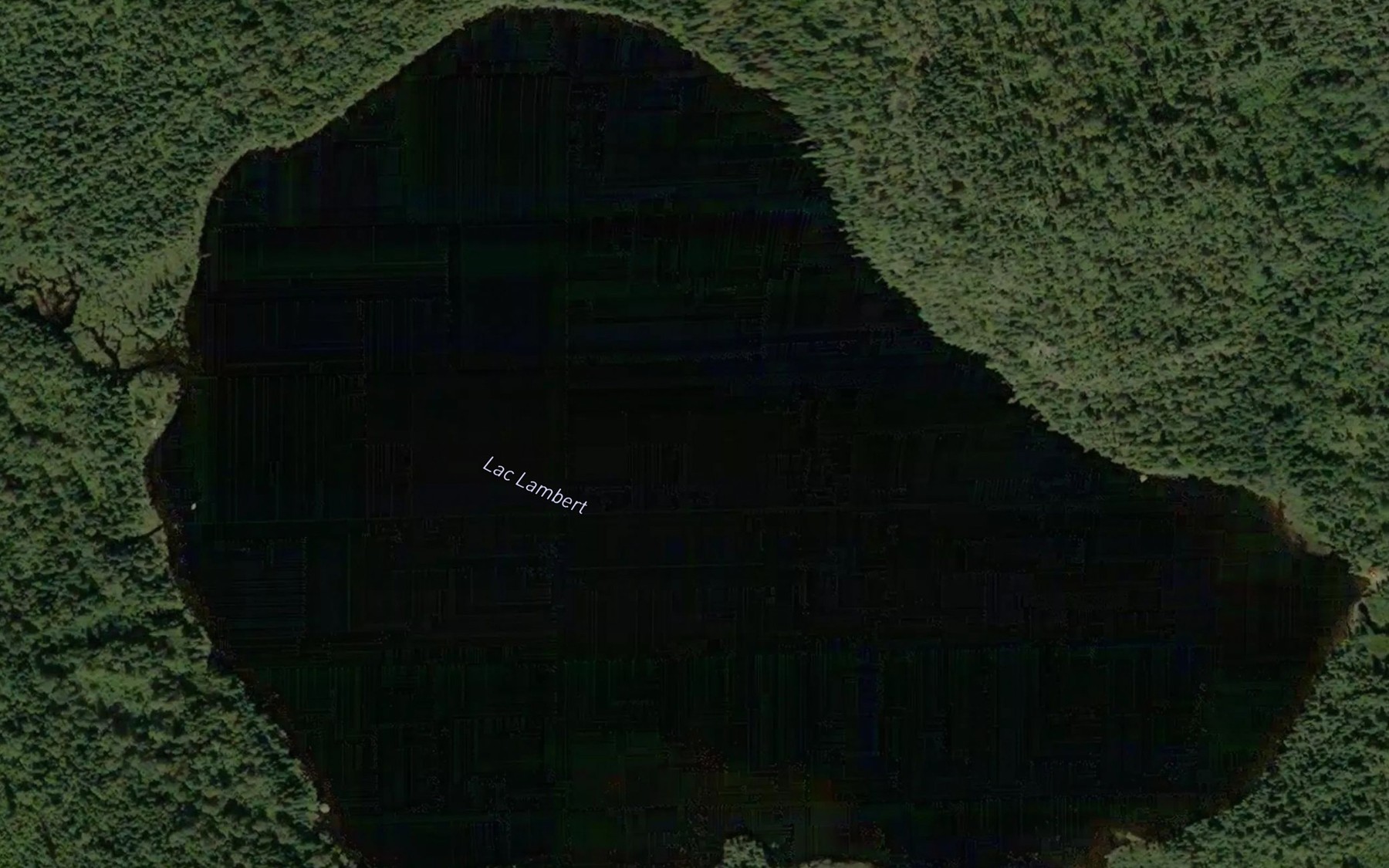 Satellite map of the Lac Lambert