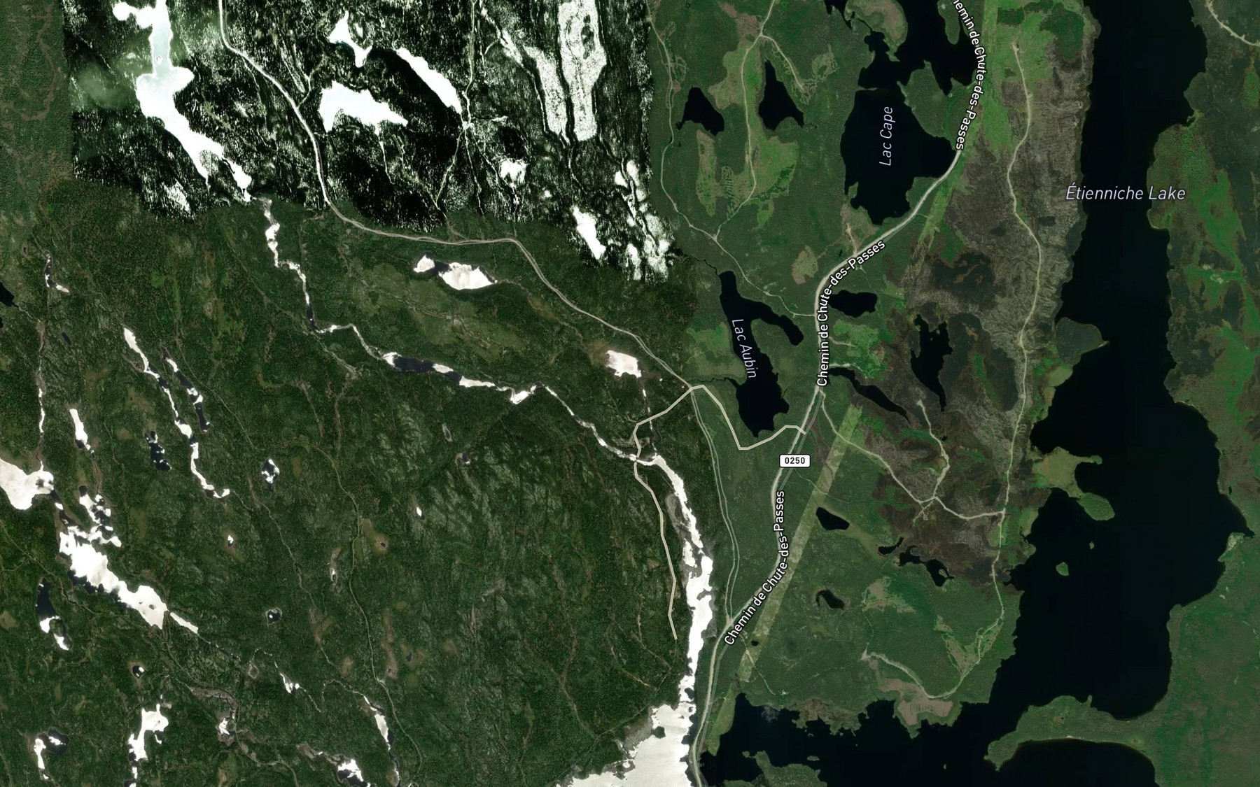 Satellite map of the Lac Berrot