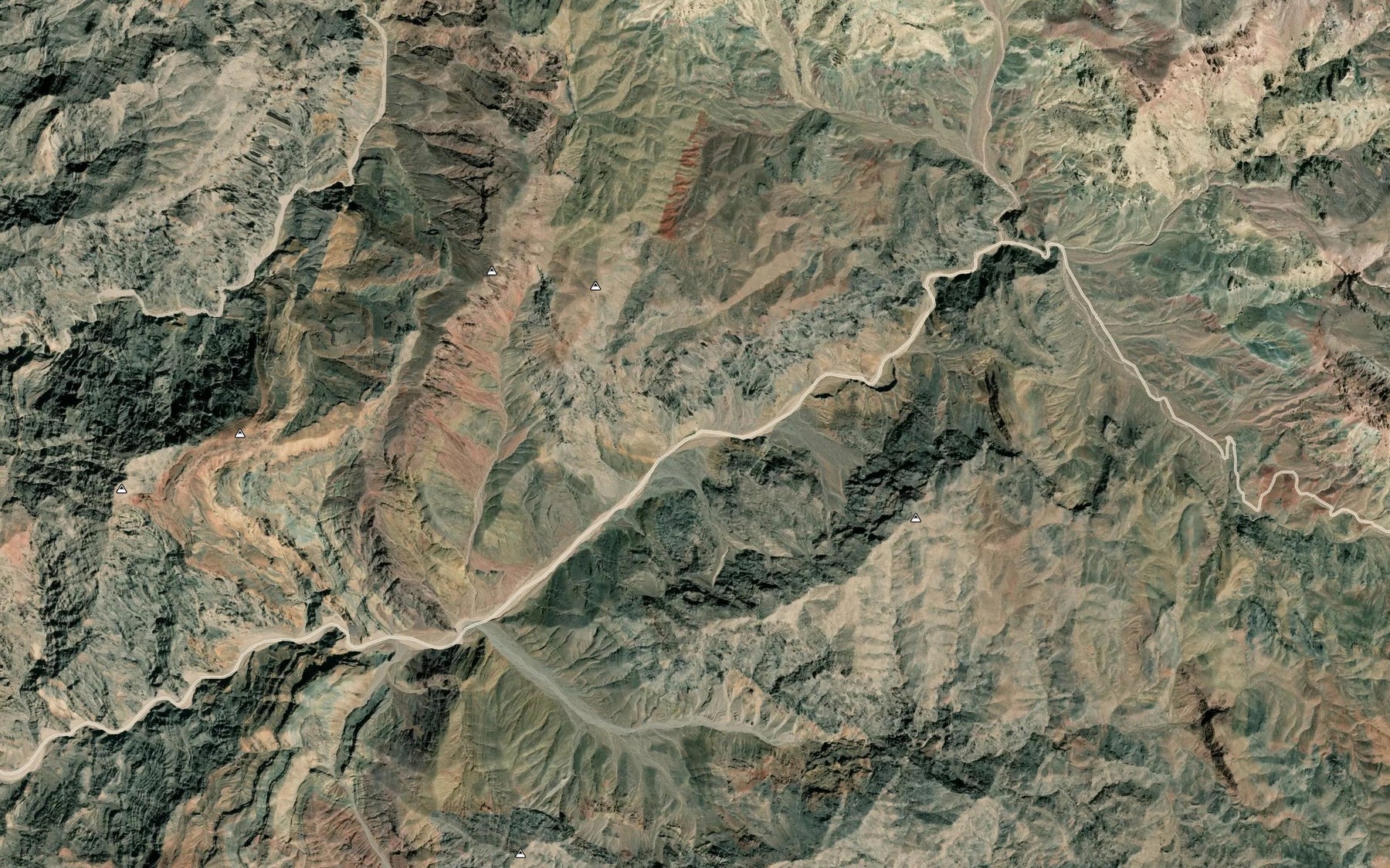 Satellite map of the Klare Spring