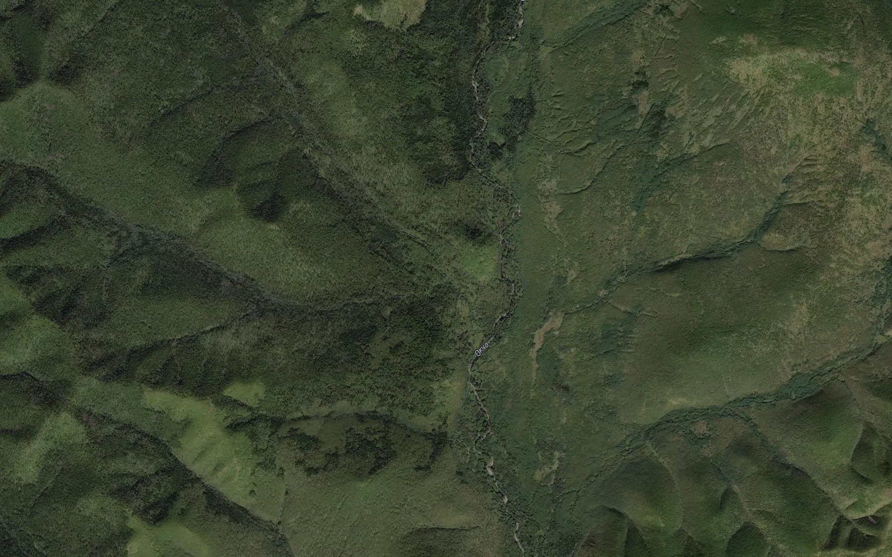 Satellite map of the Malyy Boloso