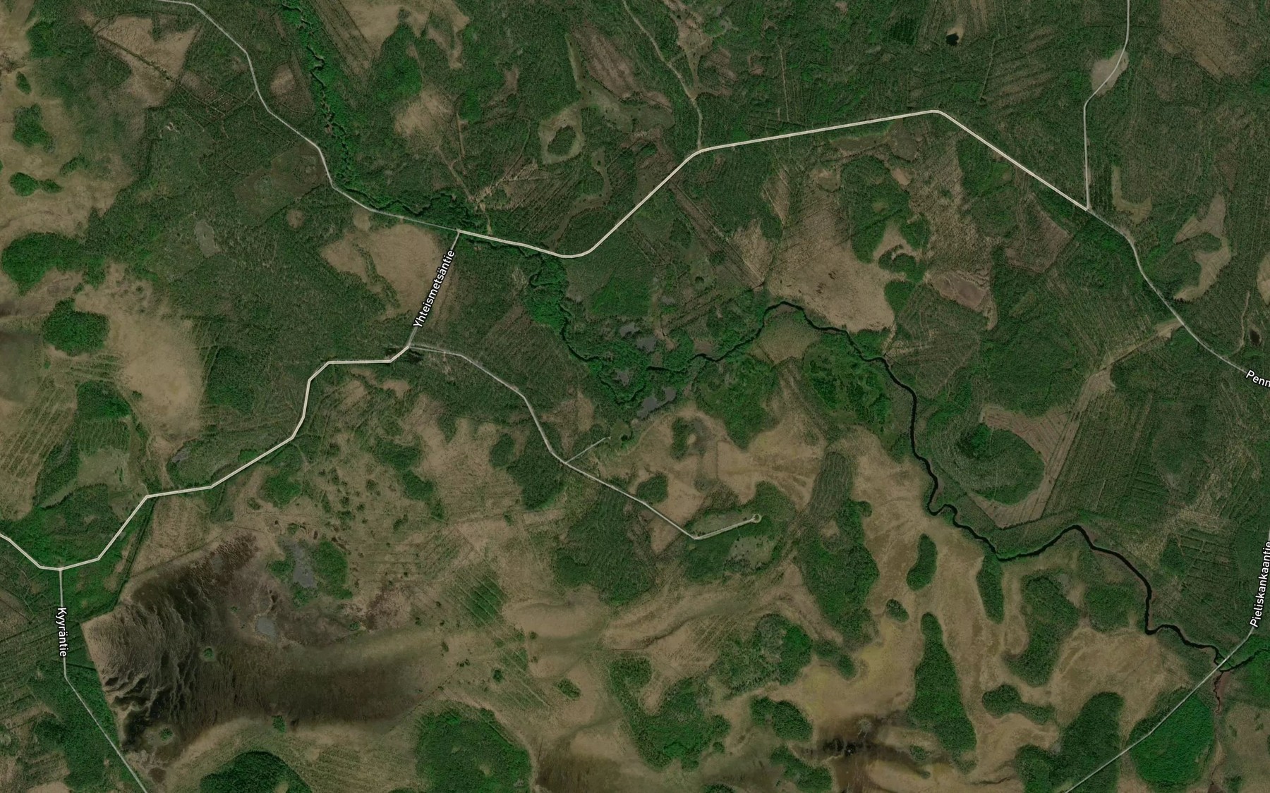 Satellite map of the Telakoski