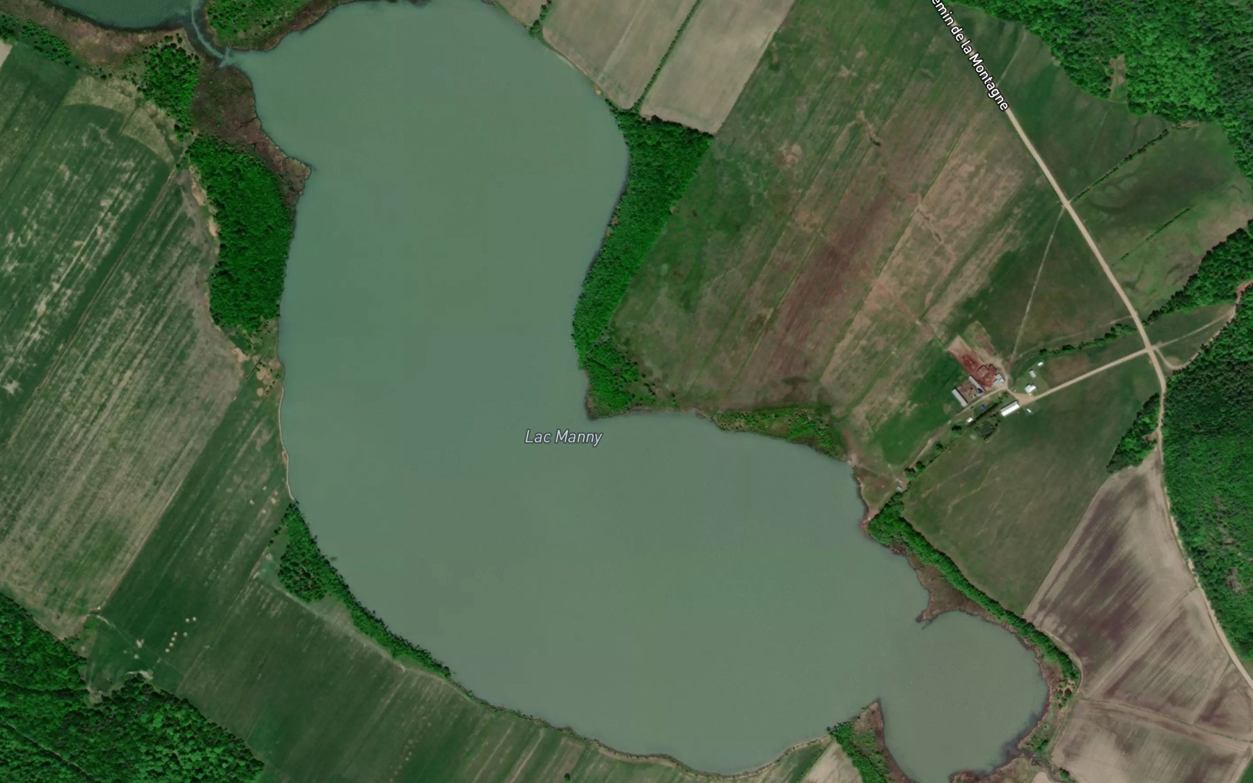 Satellite map of the Lac Manny