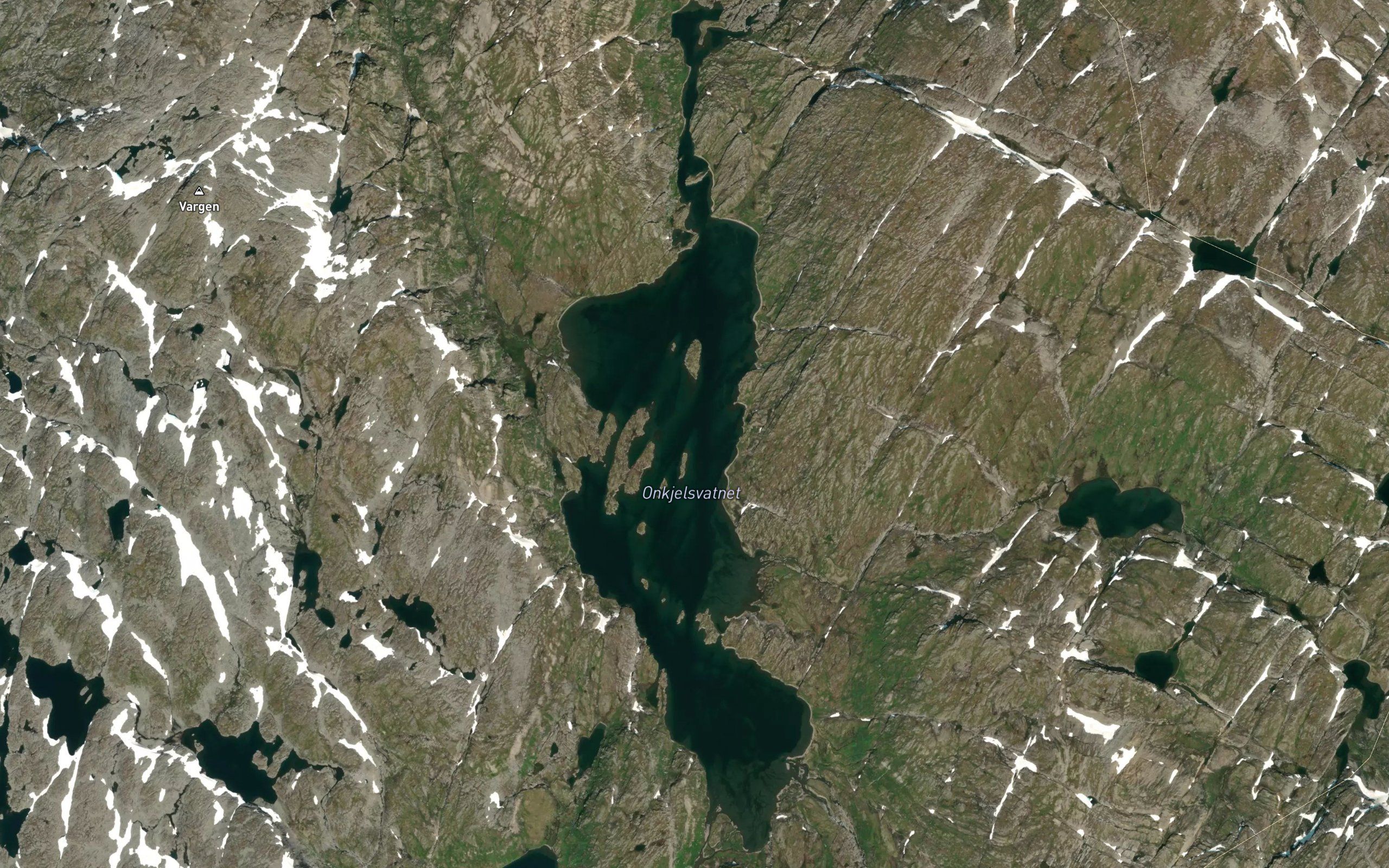 Omkjelvatnet,nedre