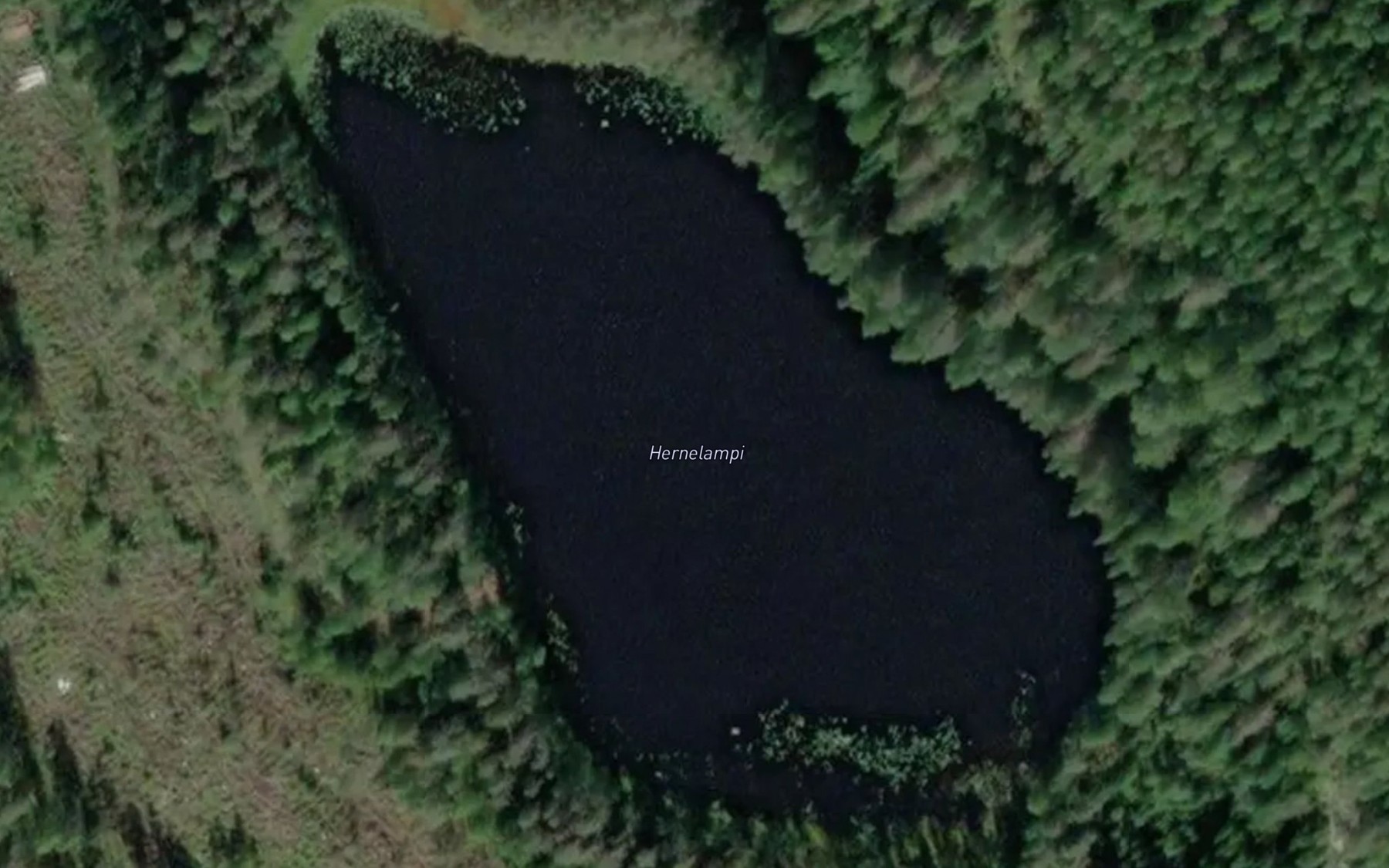 Satellite map of the Hernelampi