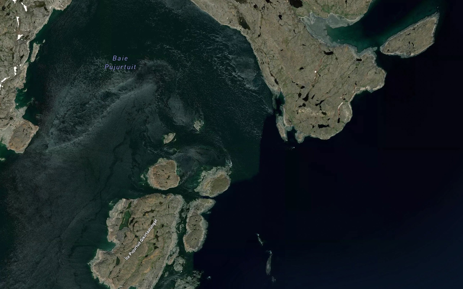 Satellite map of the Passe Pujurtuit Tunua