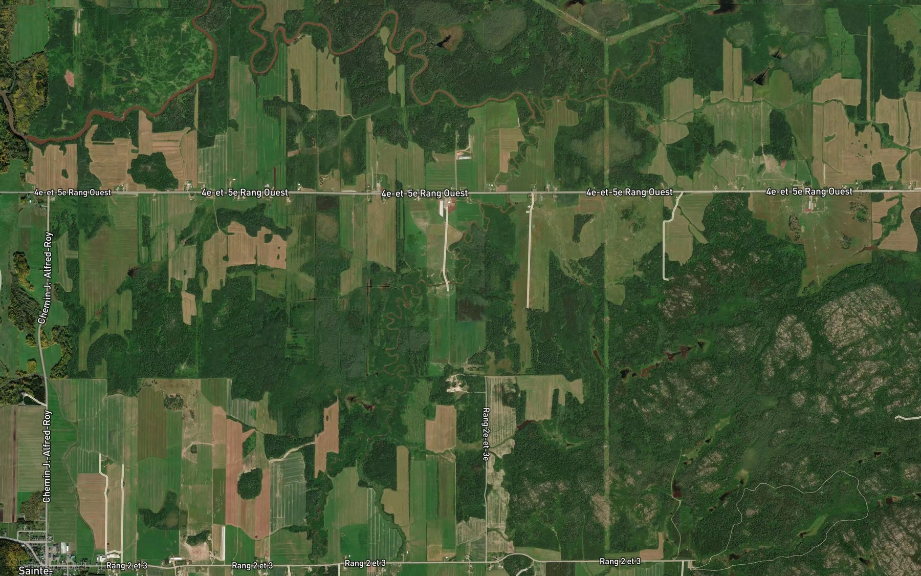 Satellite map of the Cours d'eau Girard