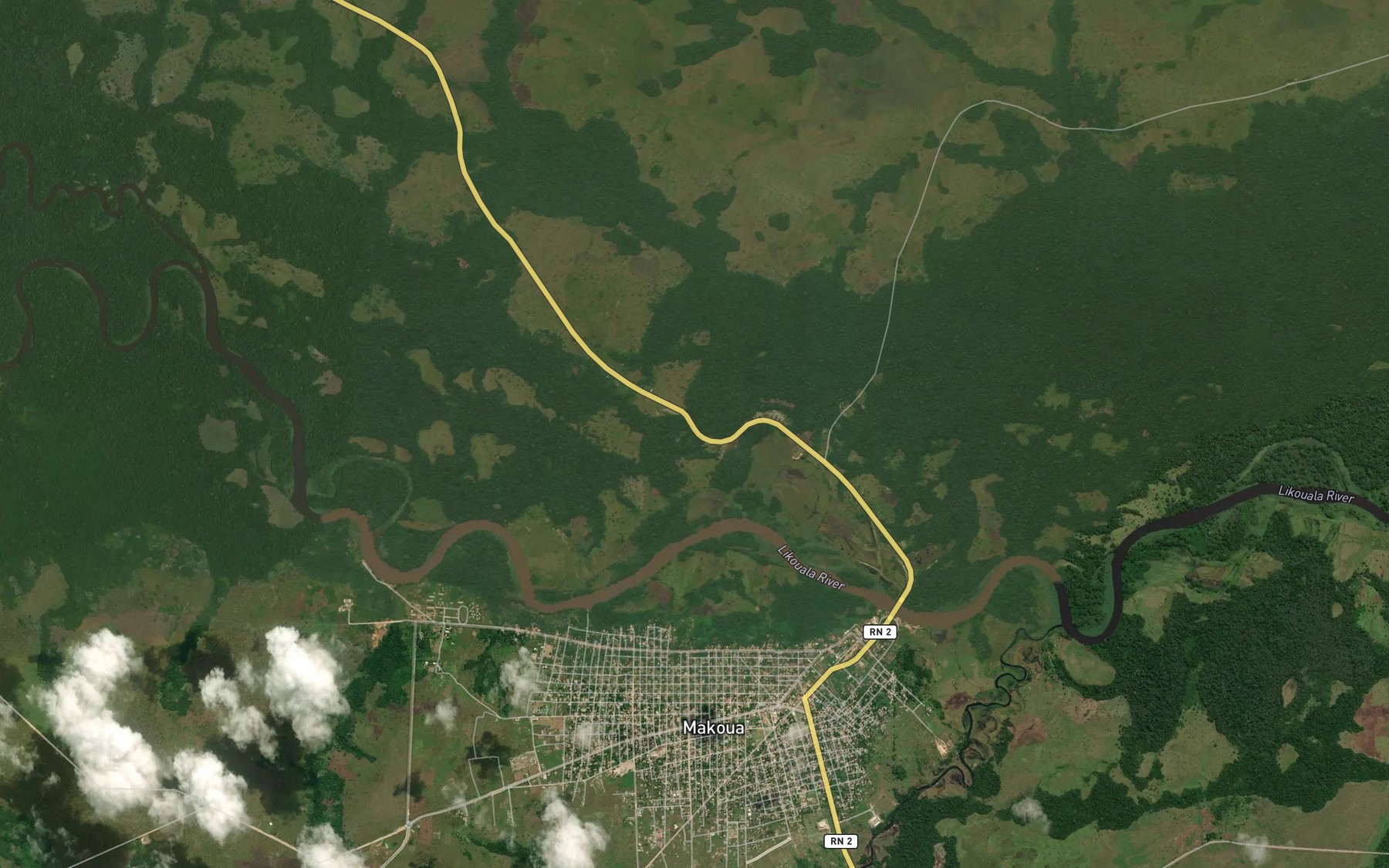 Satellite map of the Abetiti