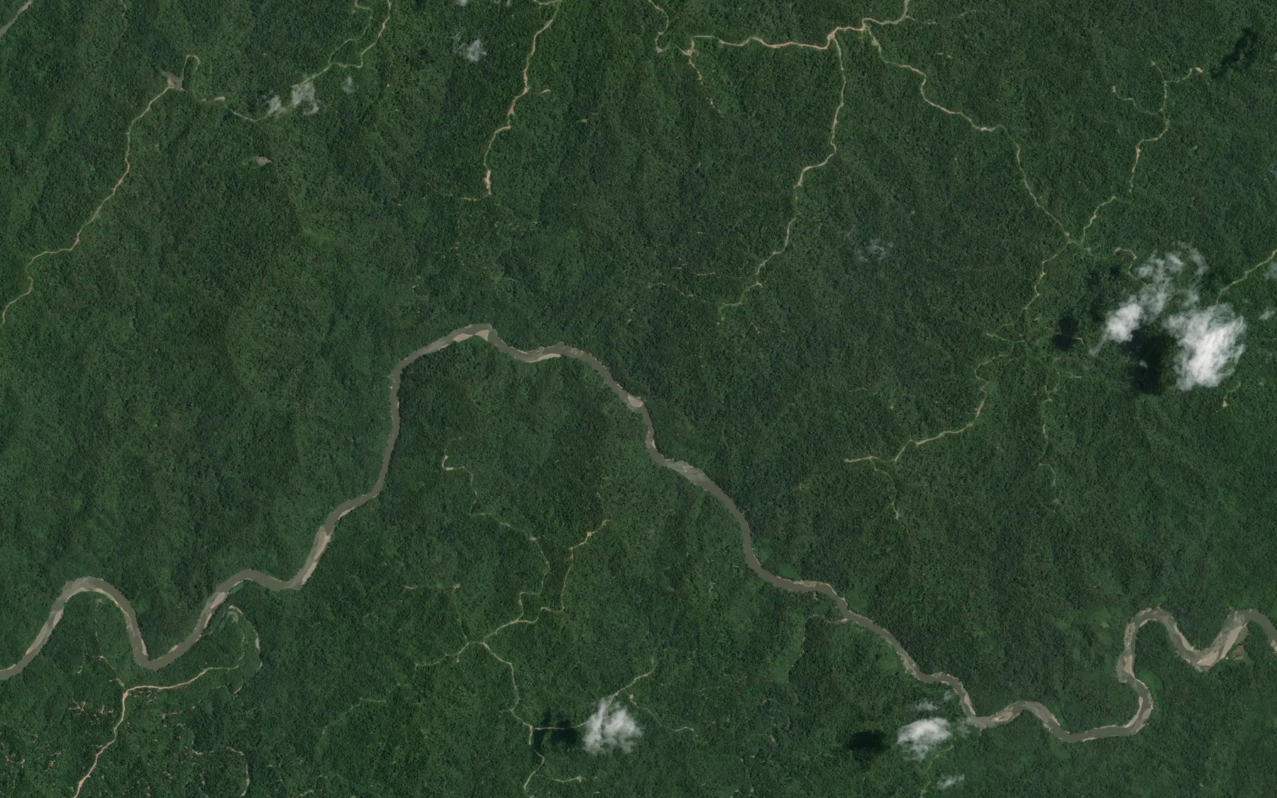 Satellite map of the Sungai Sangeh