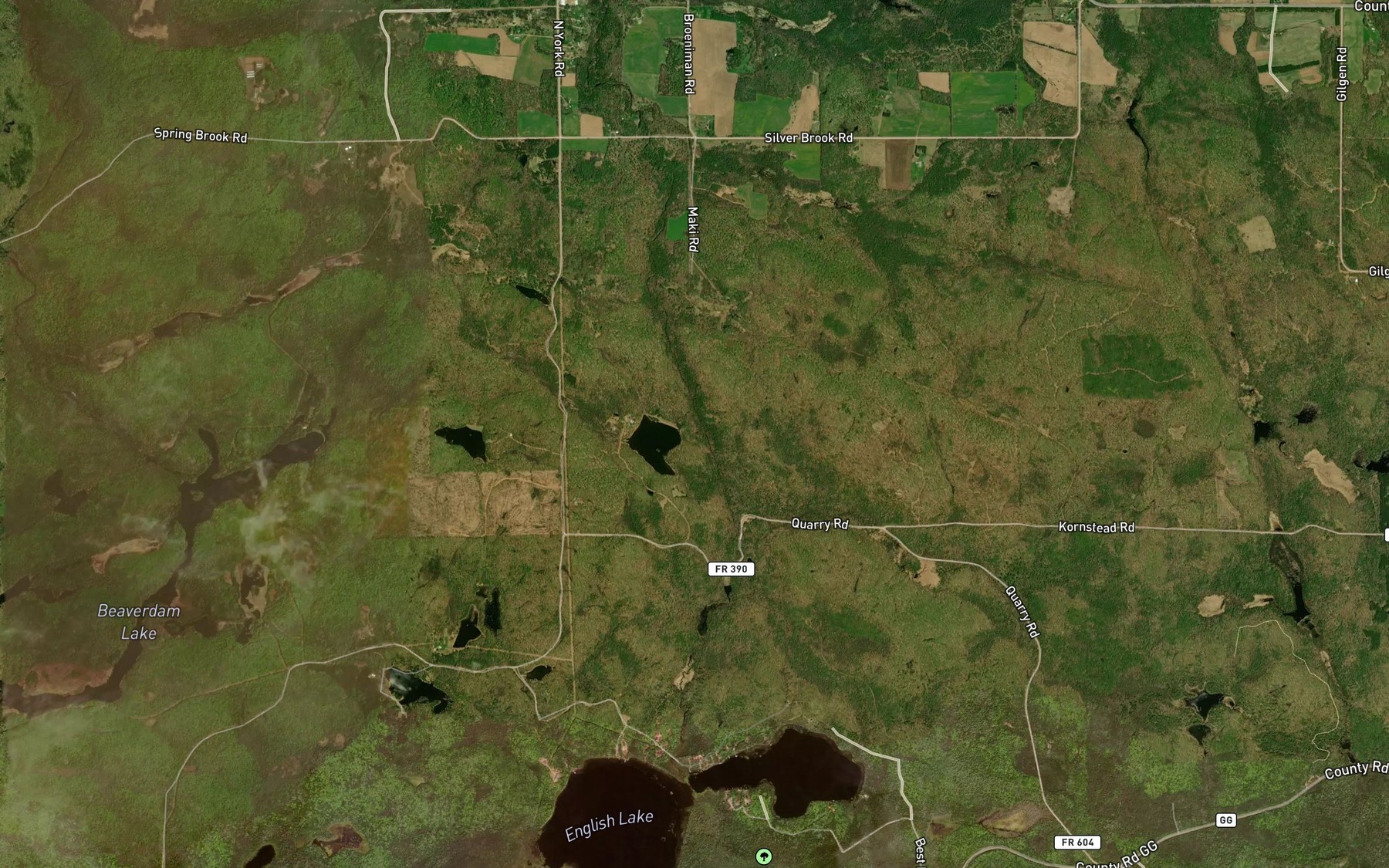 Satellite map of the 0.23 Reservoir