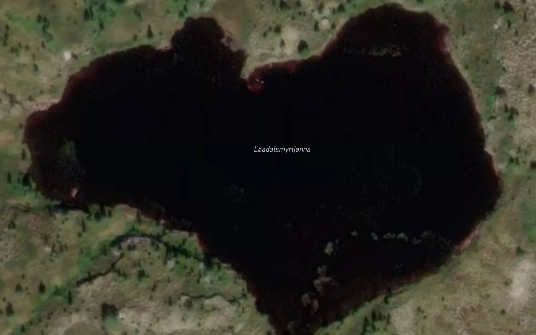 Satellite map of the Loddastjorna