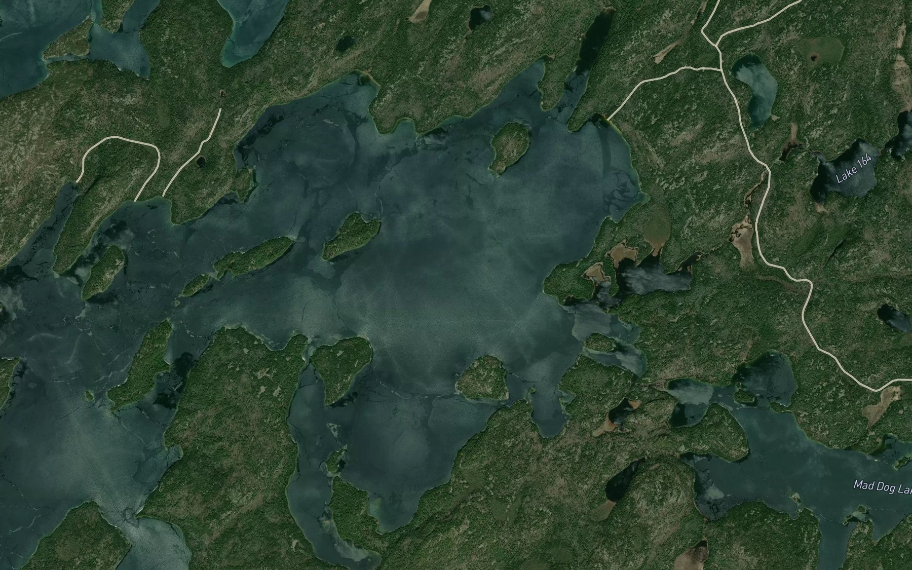 Satellite map of the Northwest Bay