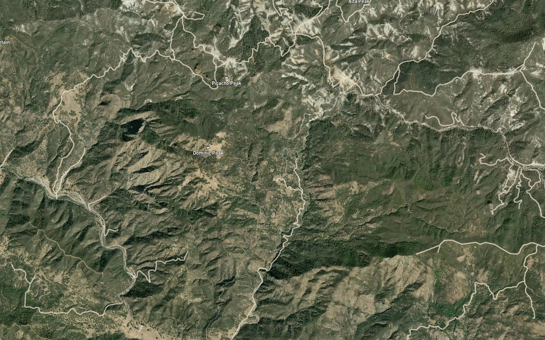 Satellite map of the Fitzpatrick Spring