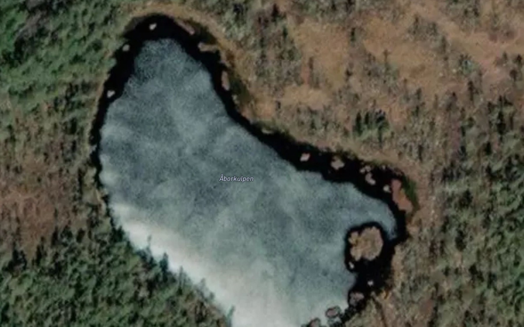 Satellite map of the Aborkulpen