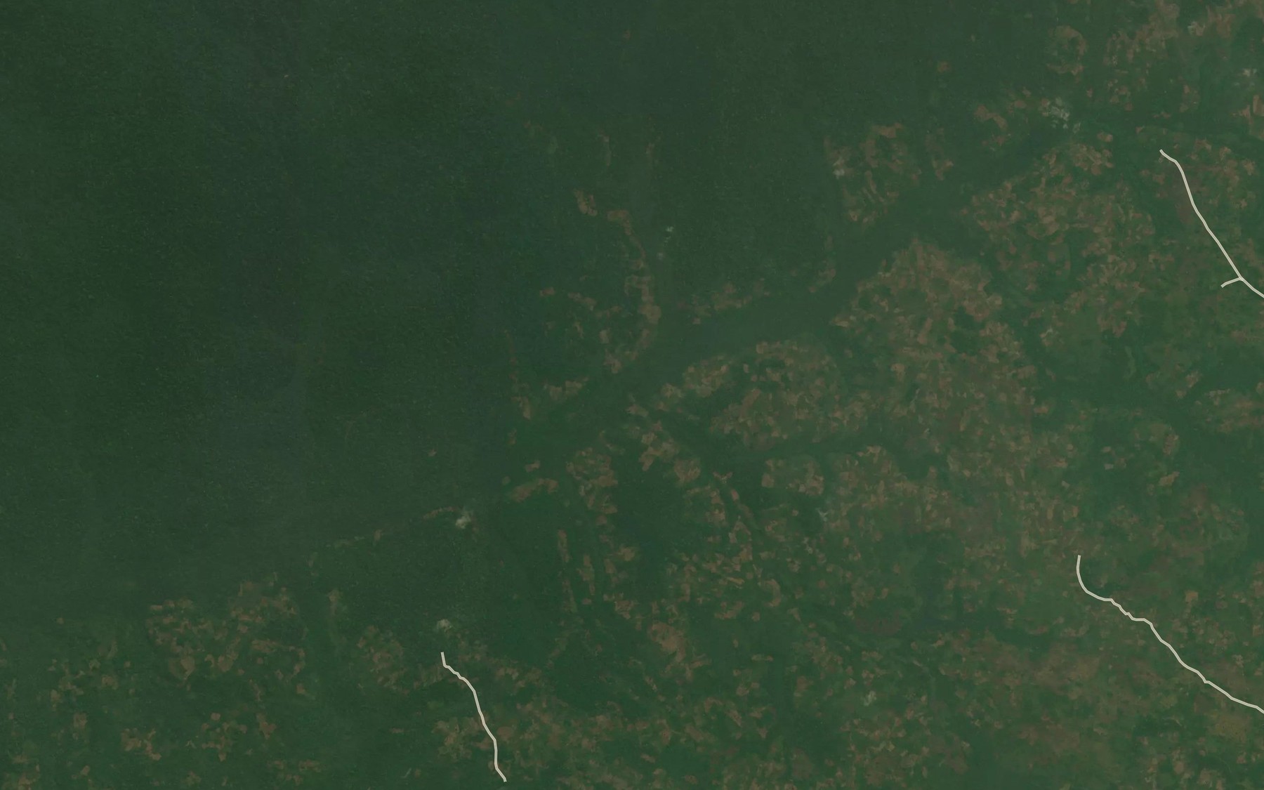 Satellite map of the Baye