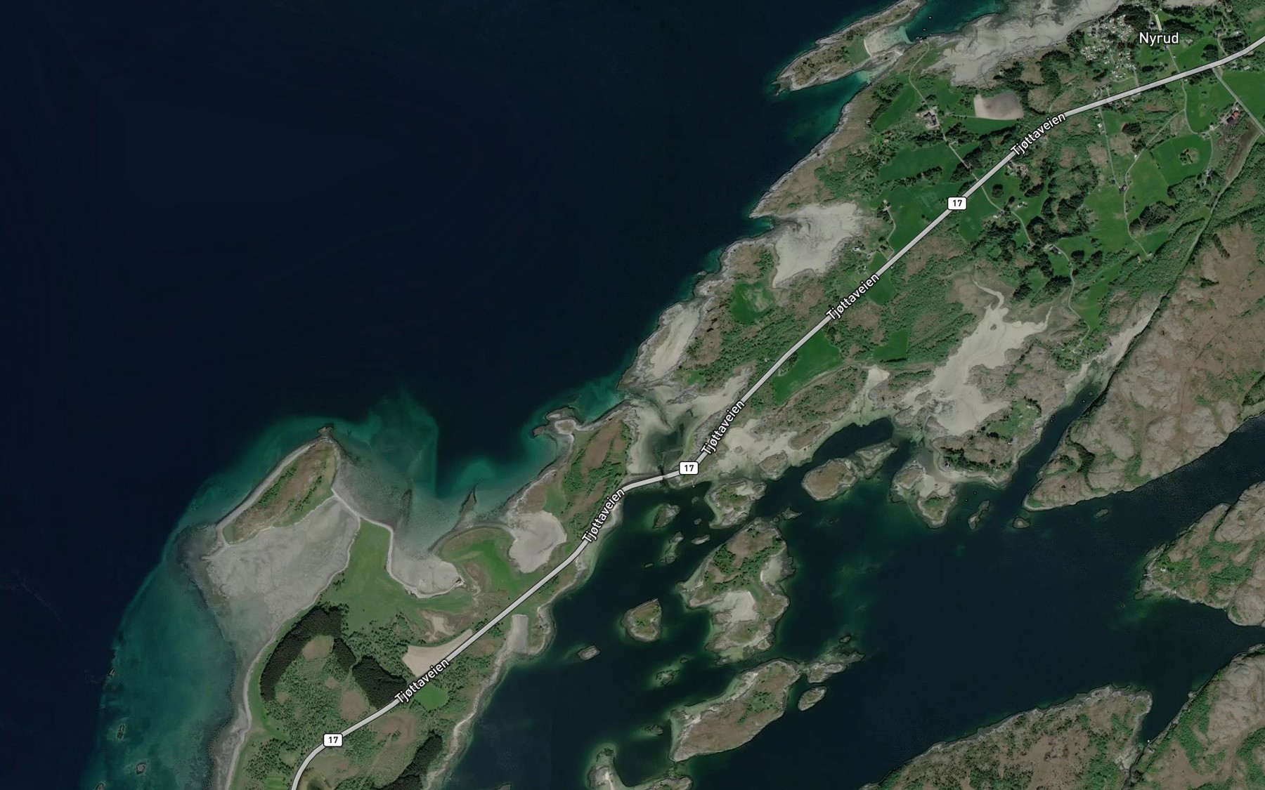Satellite map of the Sundhullet