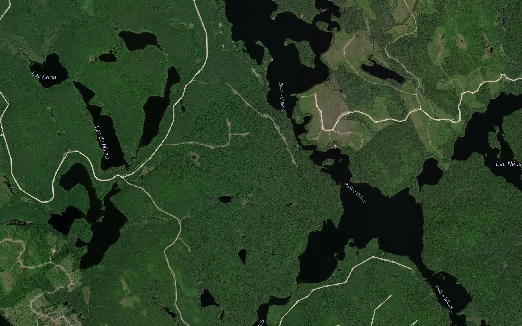 Satellite map of the Passe Tciekacic