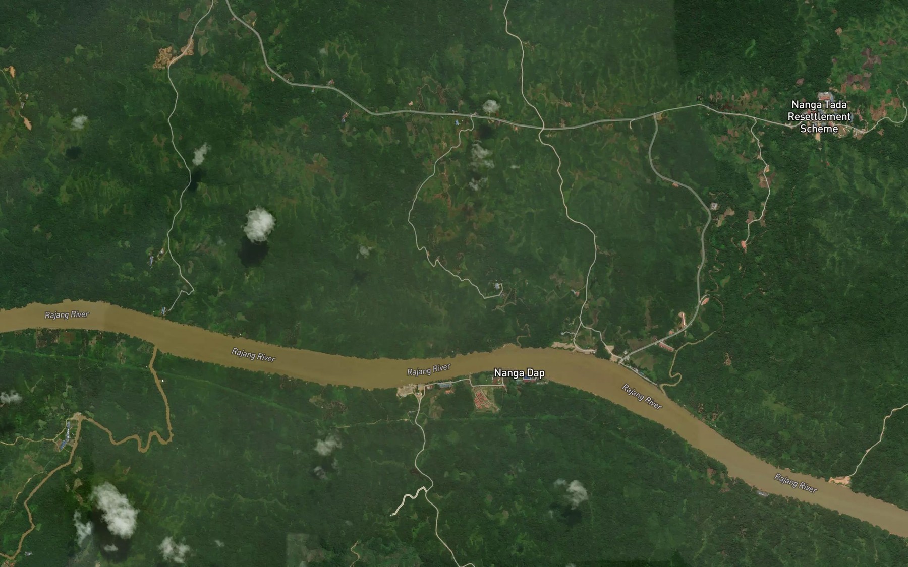 Satellite map of the Sungai Gayoh