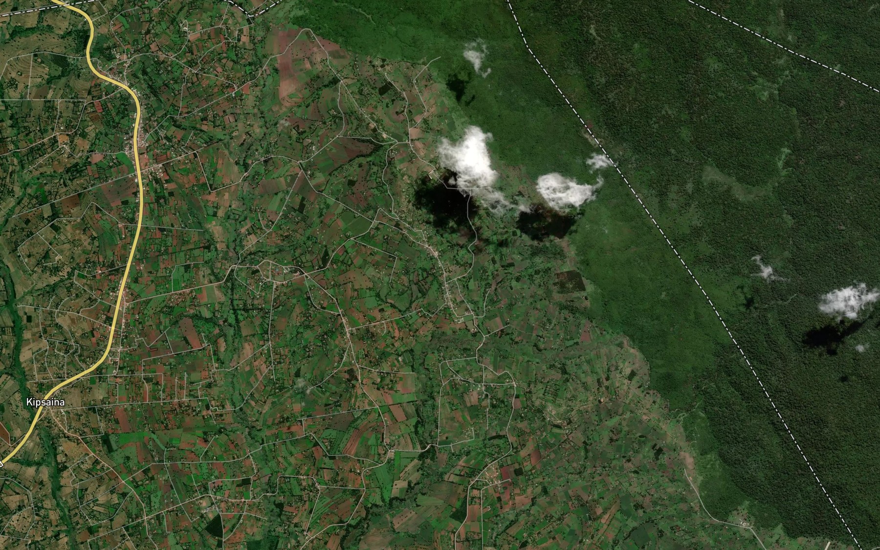 Satellite map of the Chebo