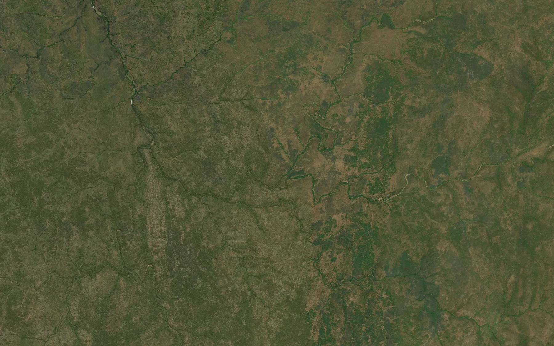 Satellite map of the Mbissane