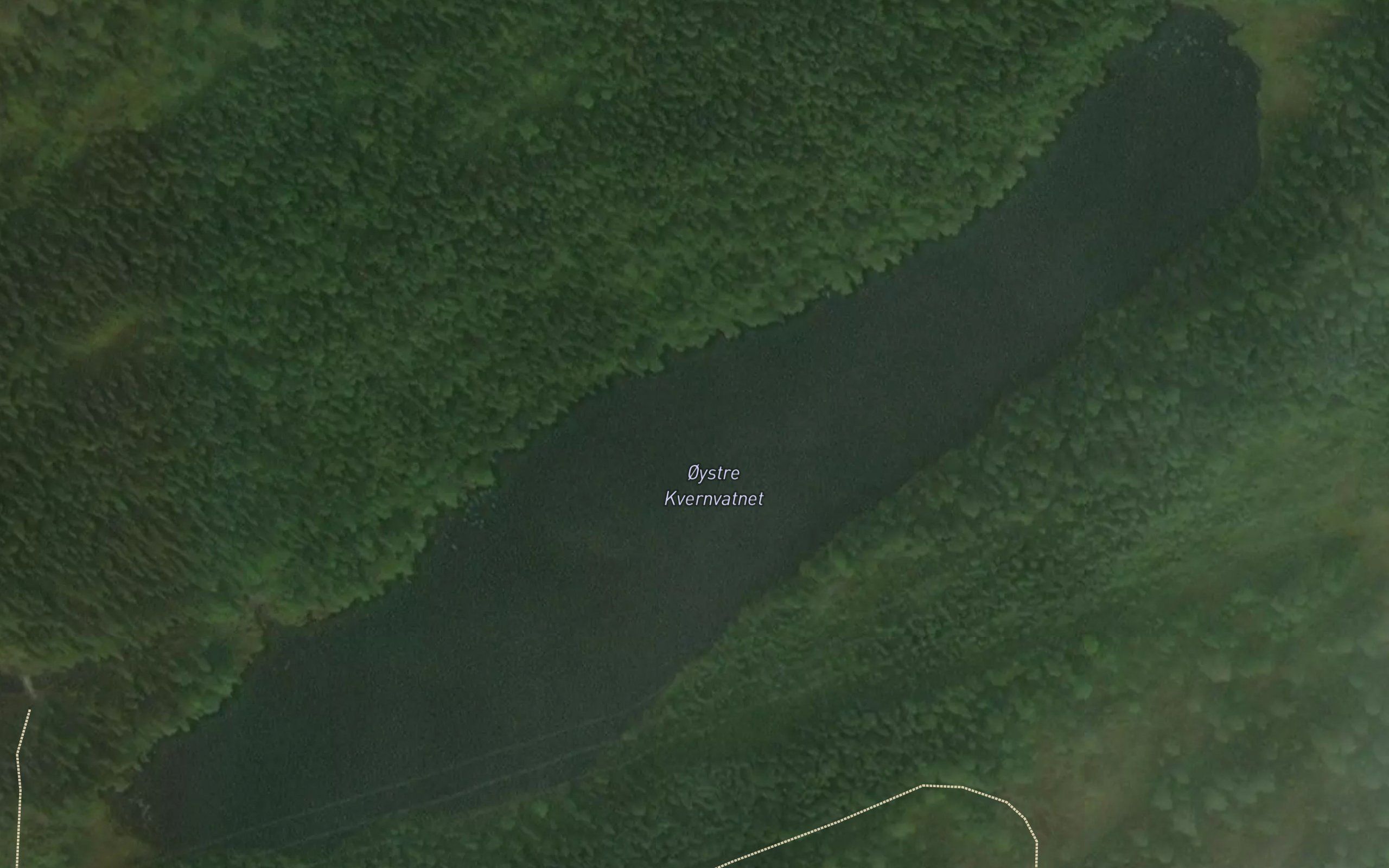 Kvernvatnet,ostre