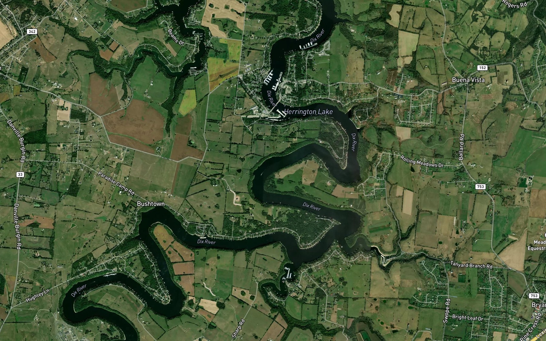 Satellite map of the Spot 6