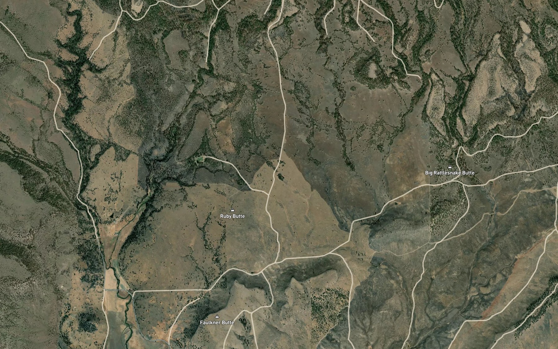 Satellite map of the Geodetic Reservoir