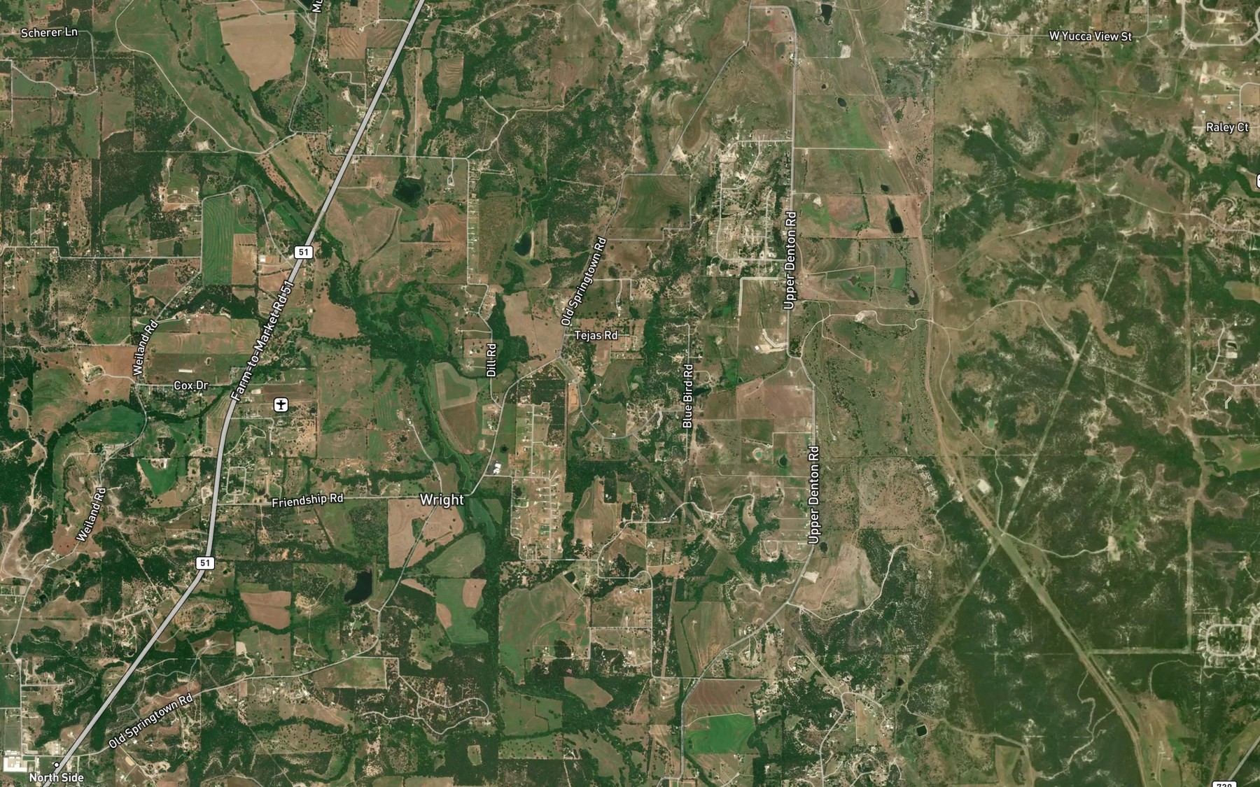 Satellite map of the Soil Conservation Service Site 18 Reservoir