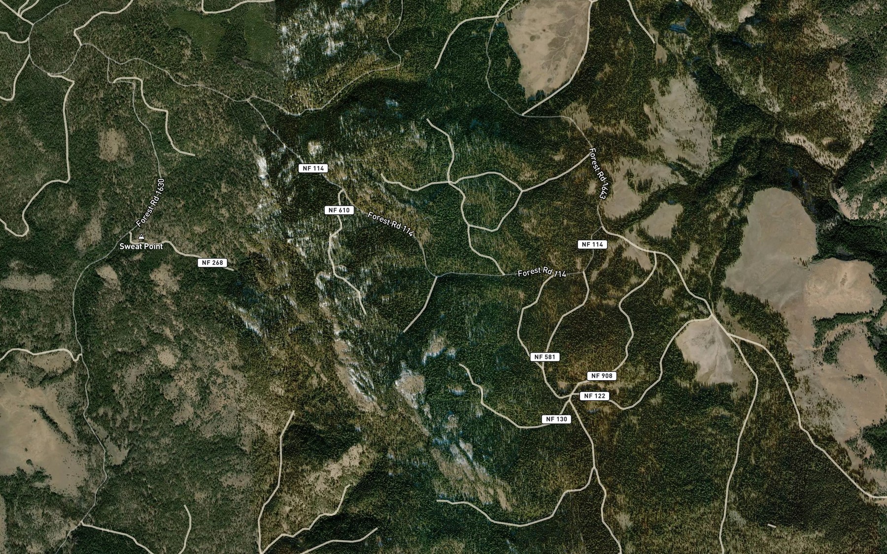 Satellite map of the Wade Spring