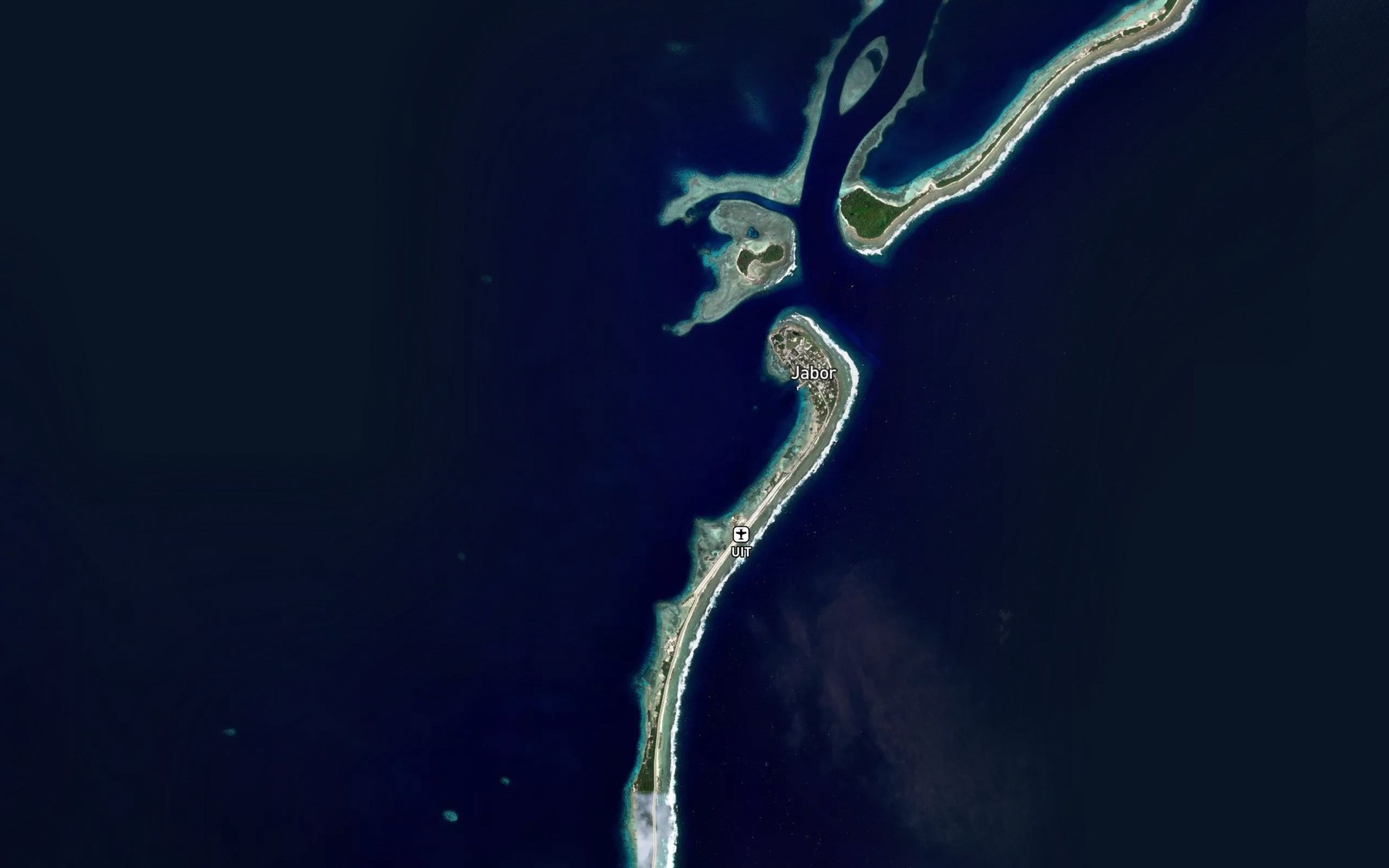 Satellite map of the Jaluit Anchorage