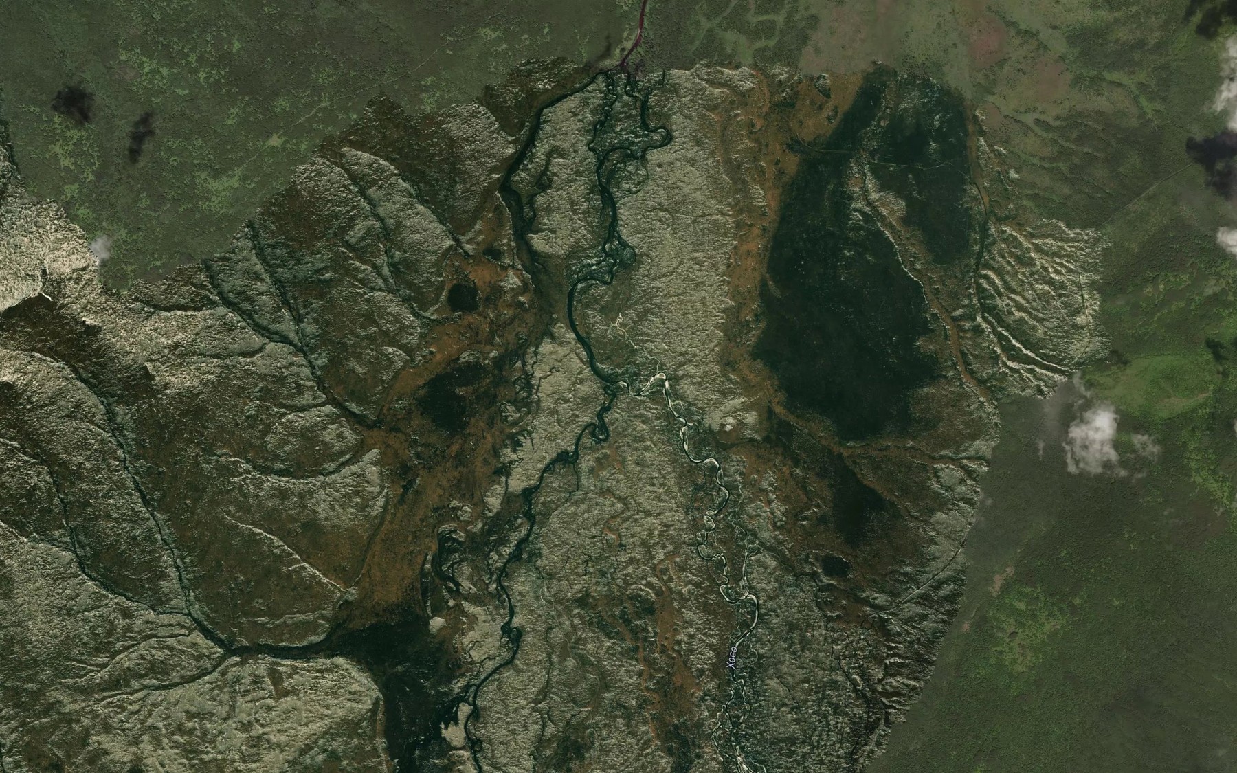 Satellite map of the Khoso