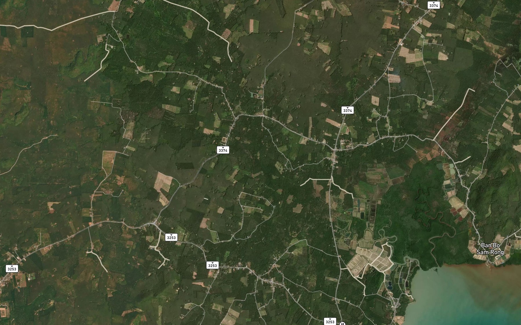 Satellite map of the Khlong Wiatnam
