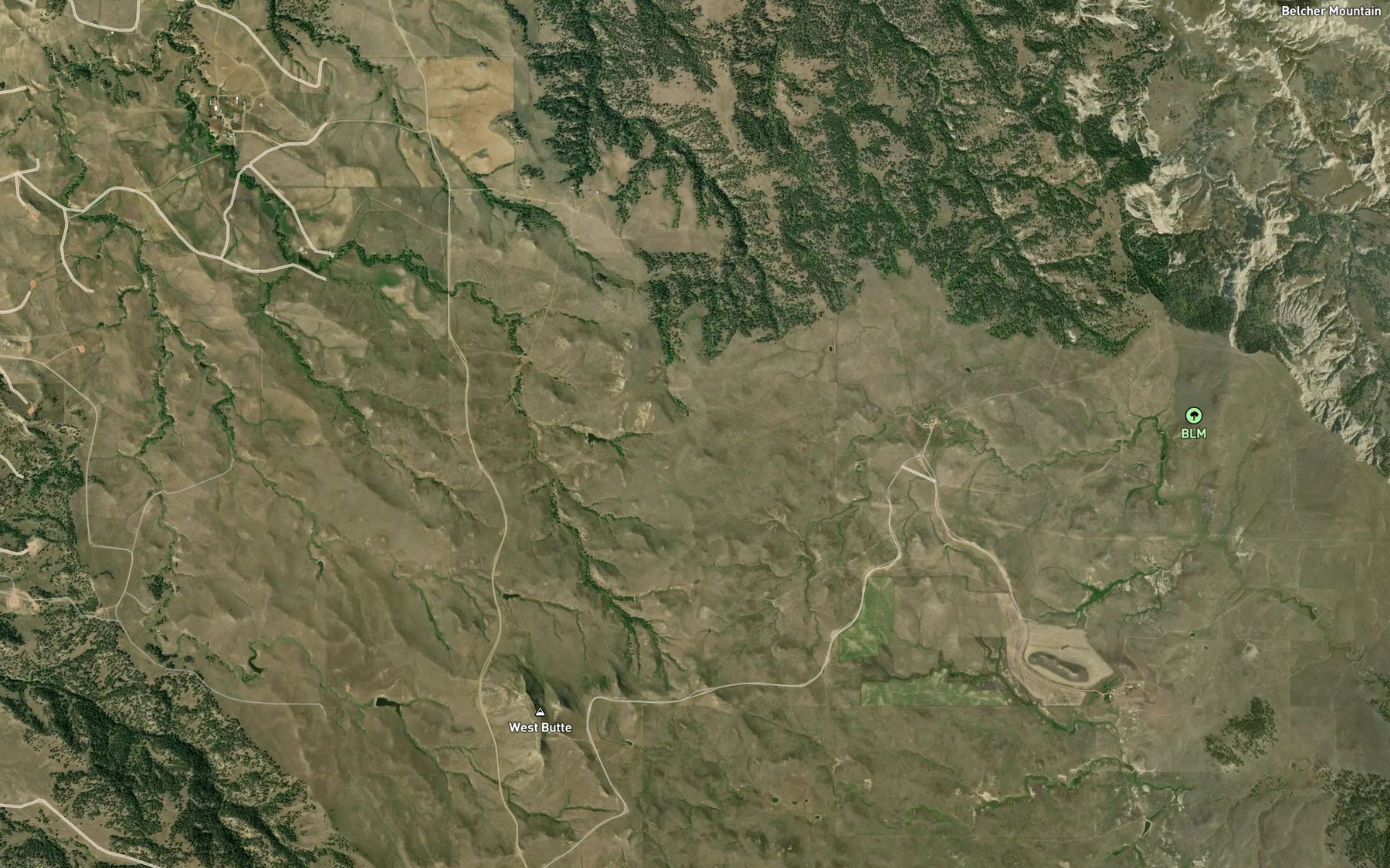 Satellite map of the 08S55E29CD__01 Spring