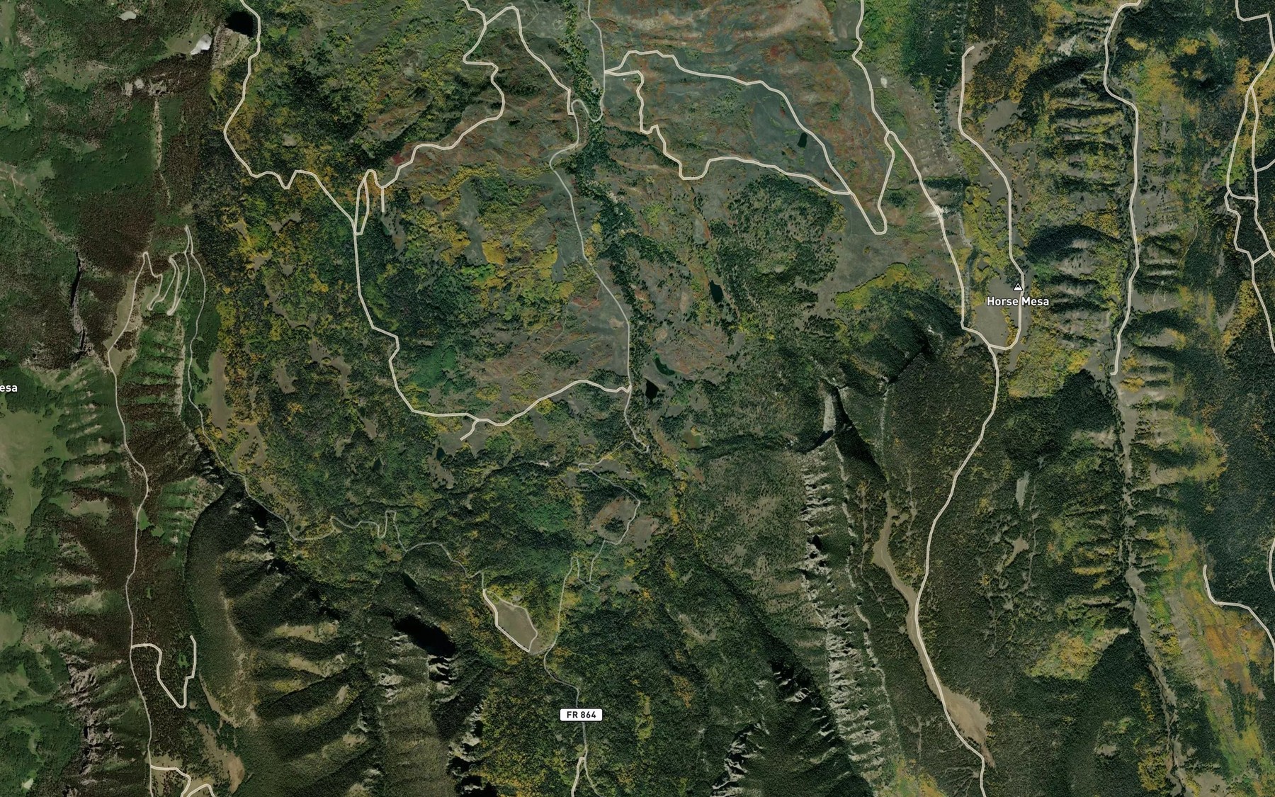 Satellite map of the Van Boxel Creek