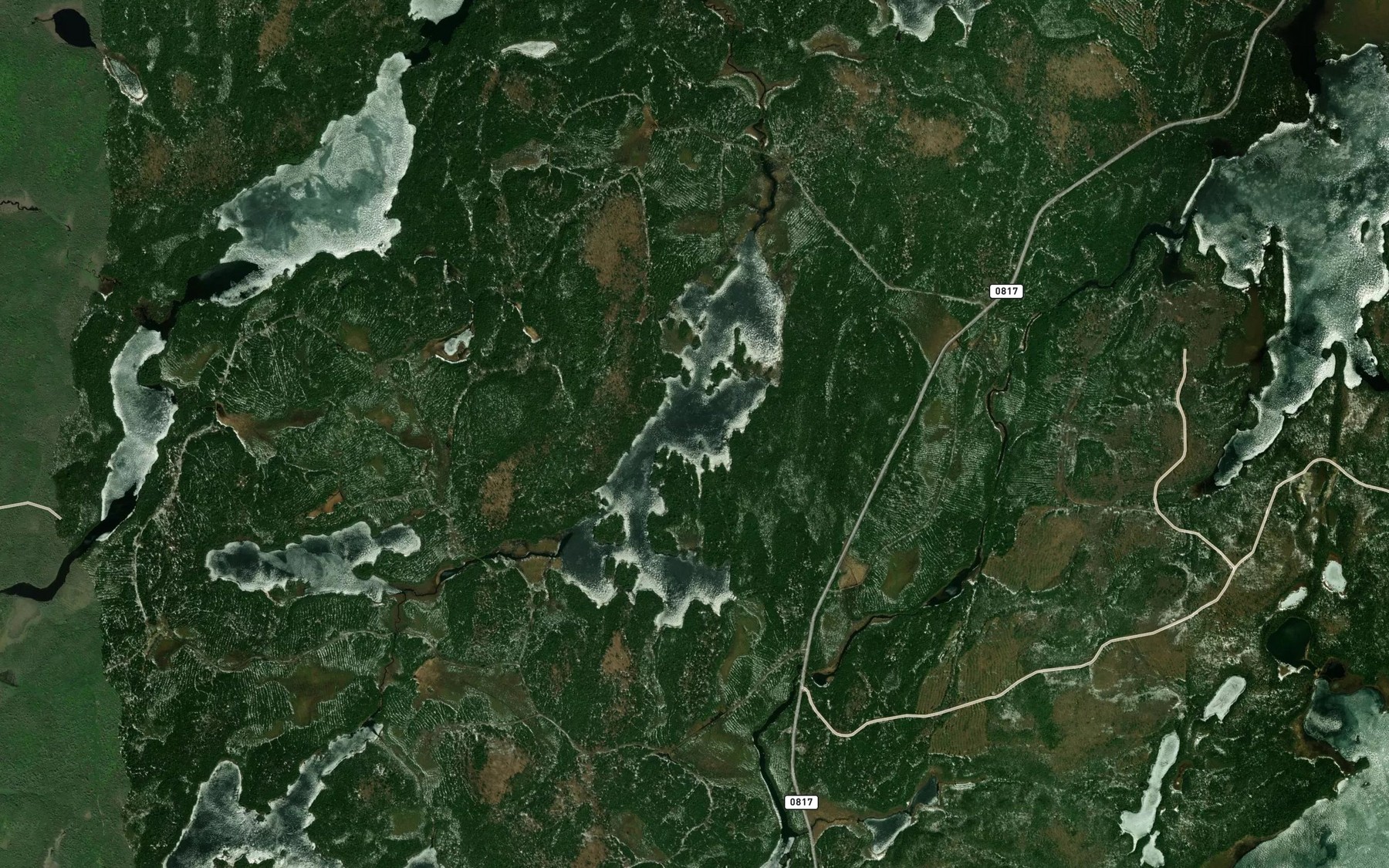 Satellite map of the Lac Neument