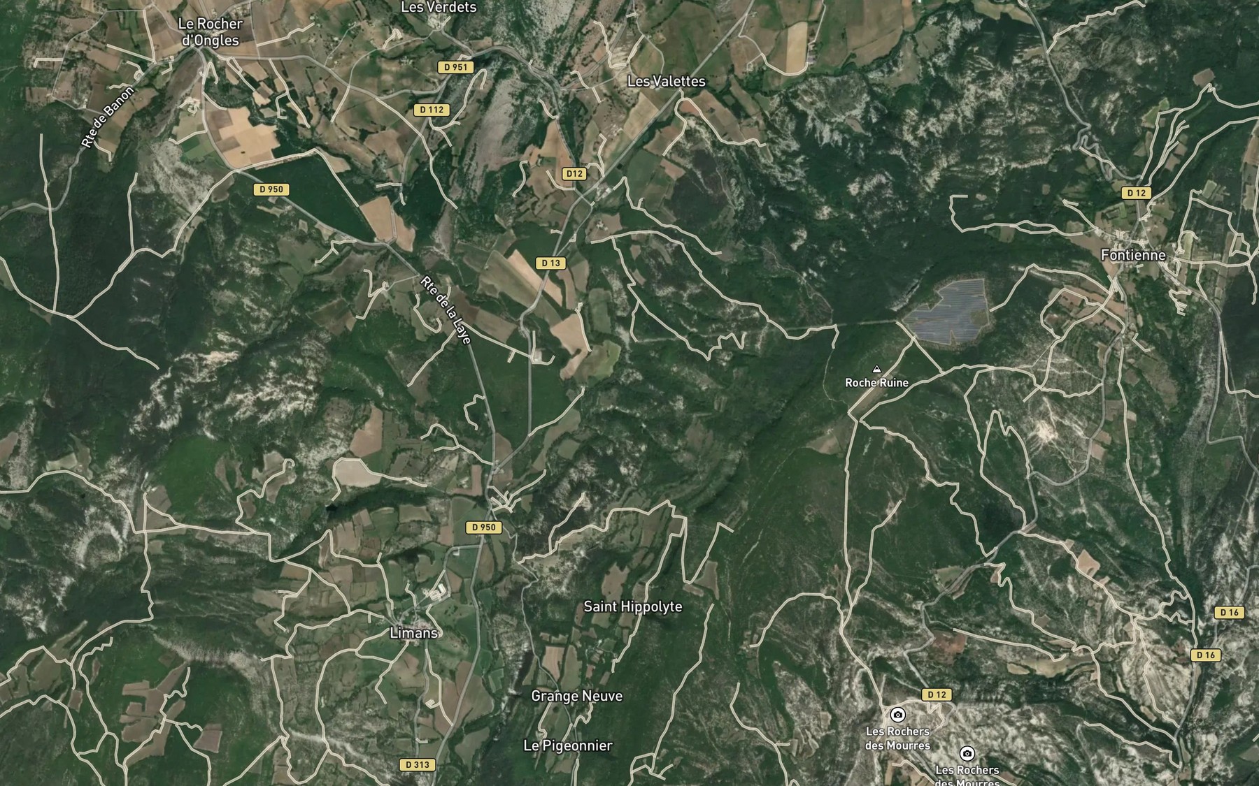 Satellite map of the Laye