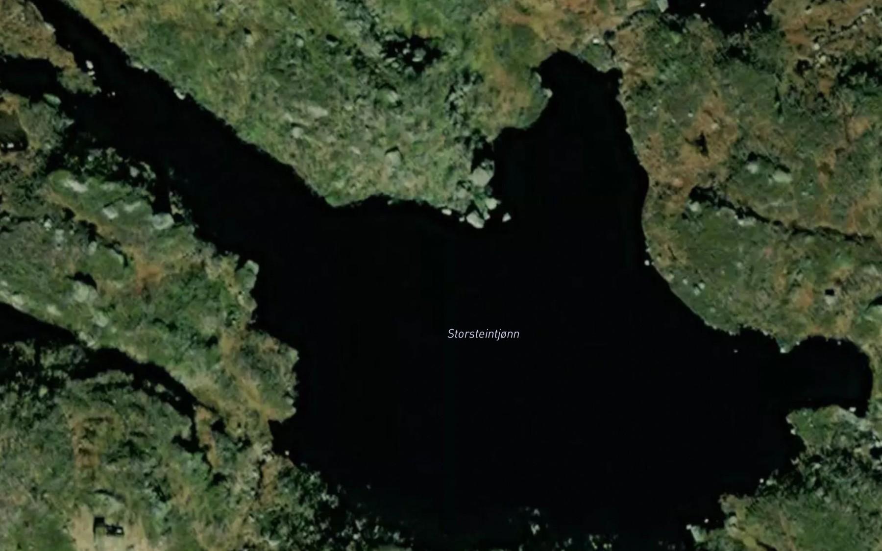 Satellite map of the Storsteintjonn