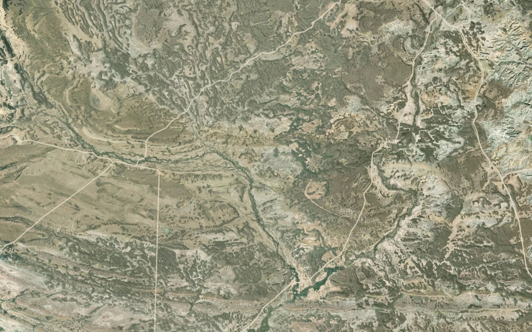 Satellite map of the Doms Reservoir