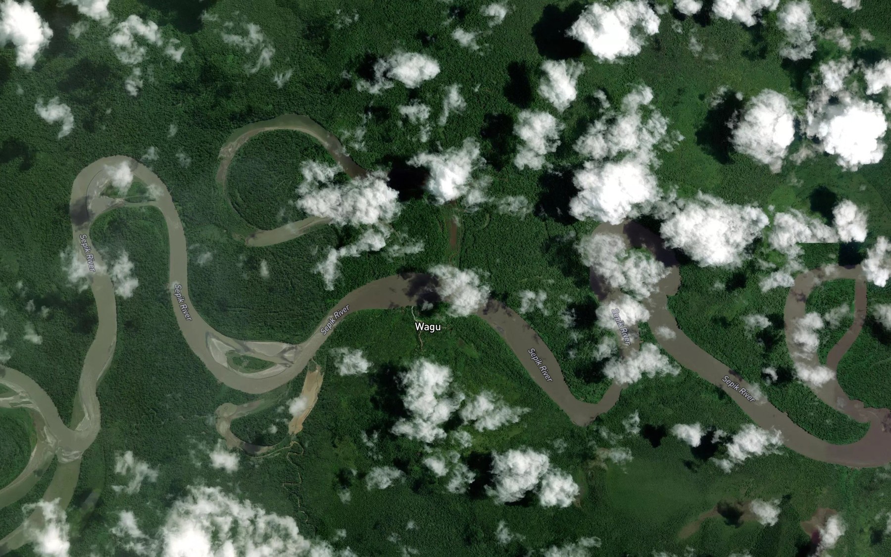 Satellite map of the Laboka Creek