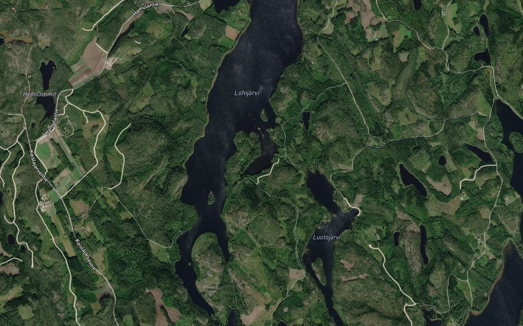 Satellite map of the Luotolahti