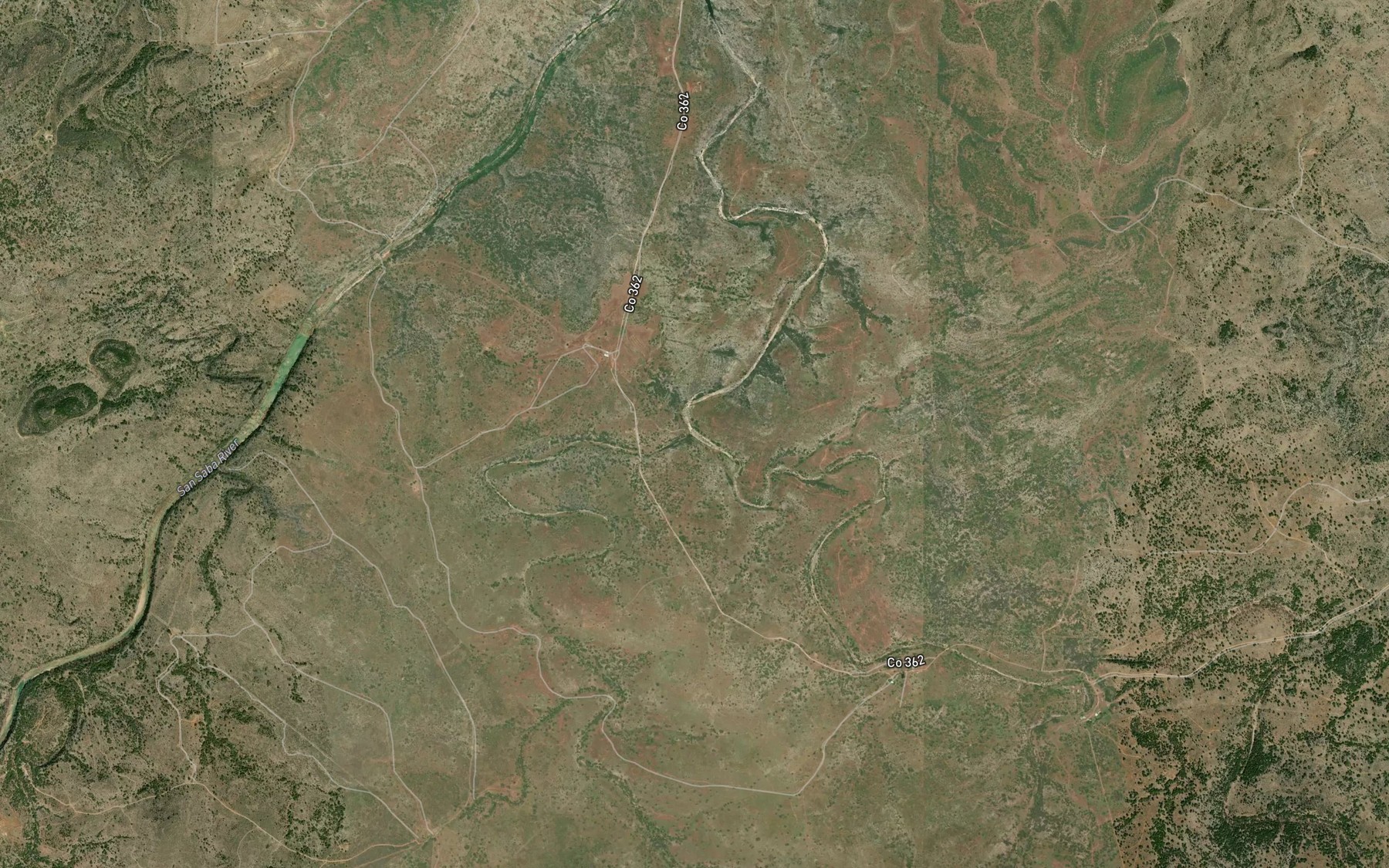 Satellite map of the West Deep Creek