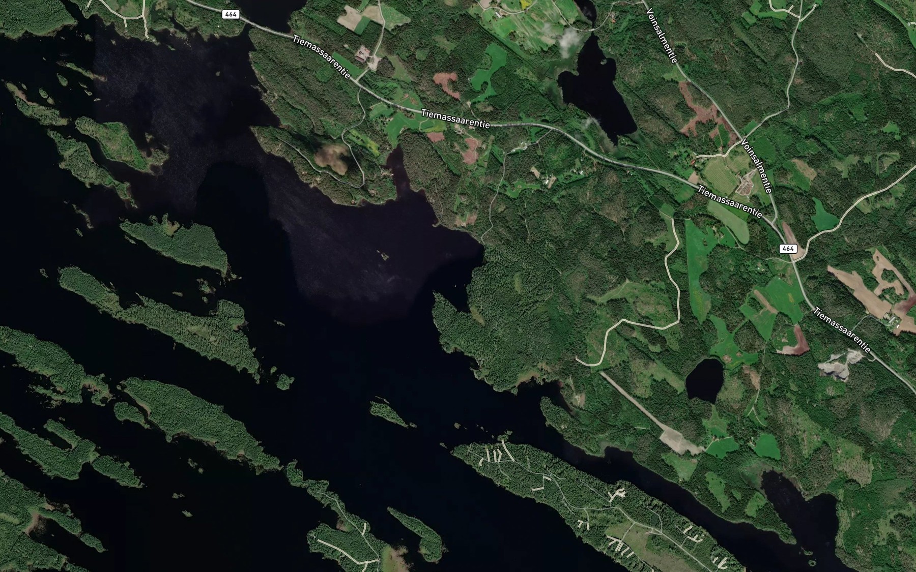 Satellite map of the Kortelahti