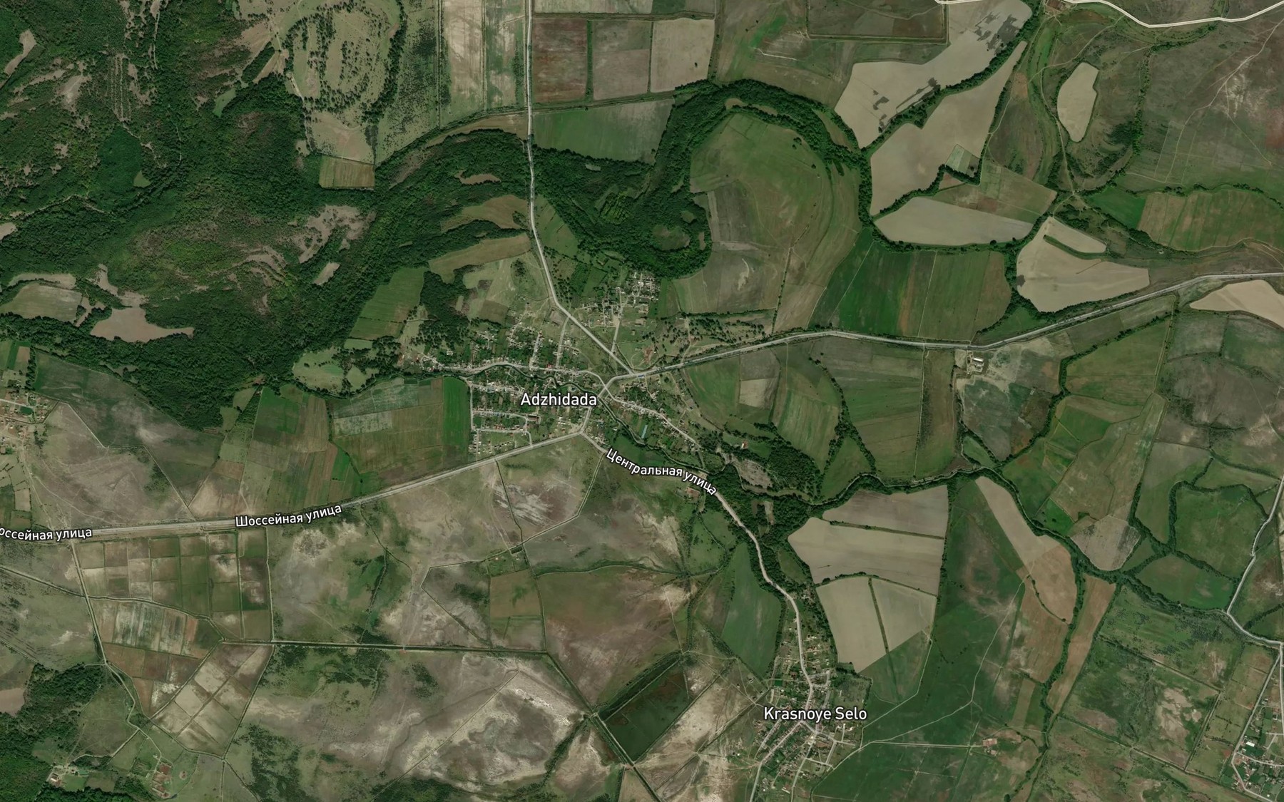 Satellite map of the Isnerk