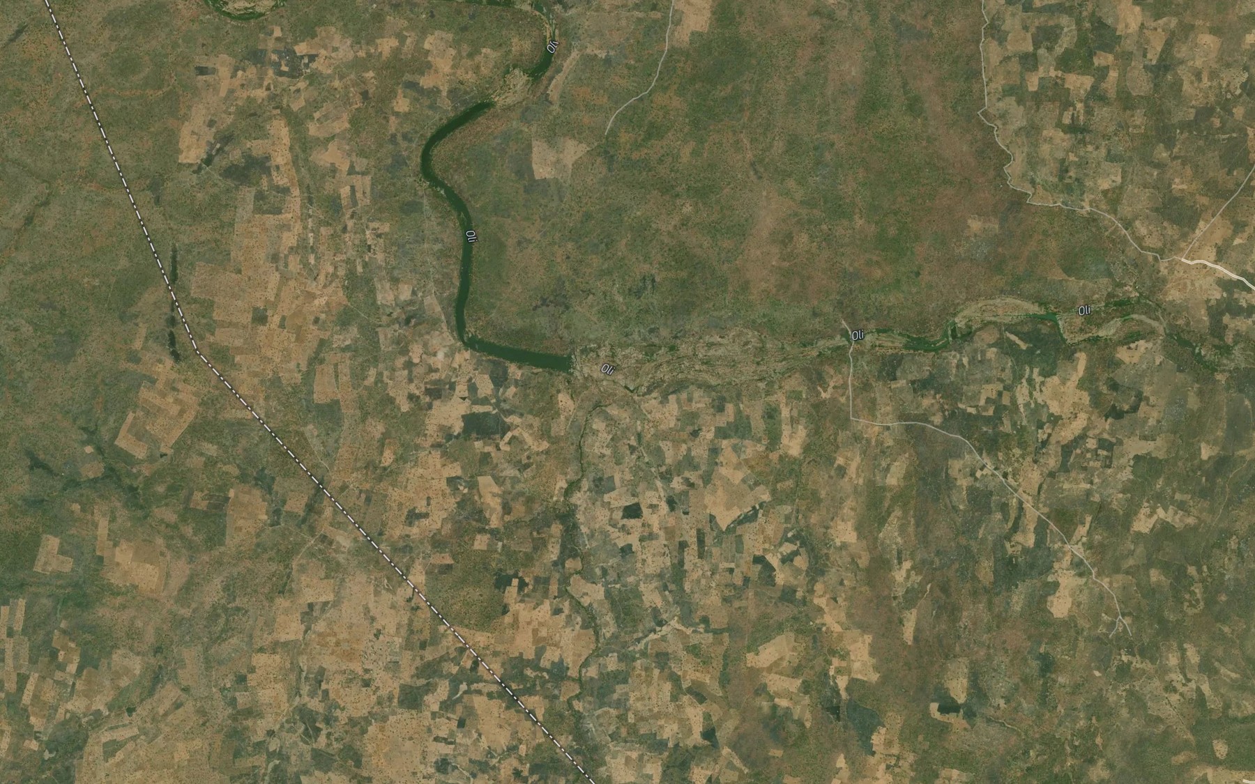 Satellite map of the RiverWoro