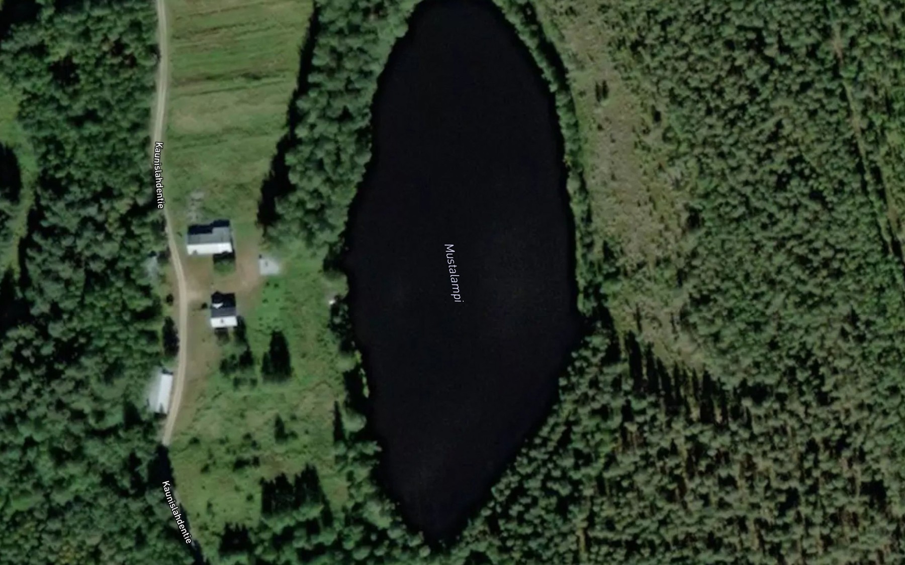 Satellite map of the Mustalampi