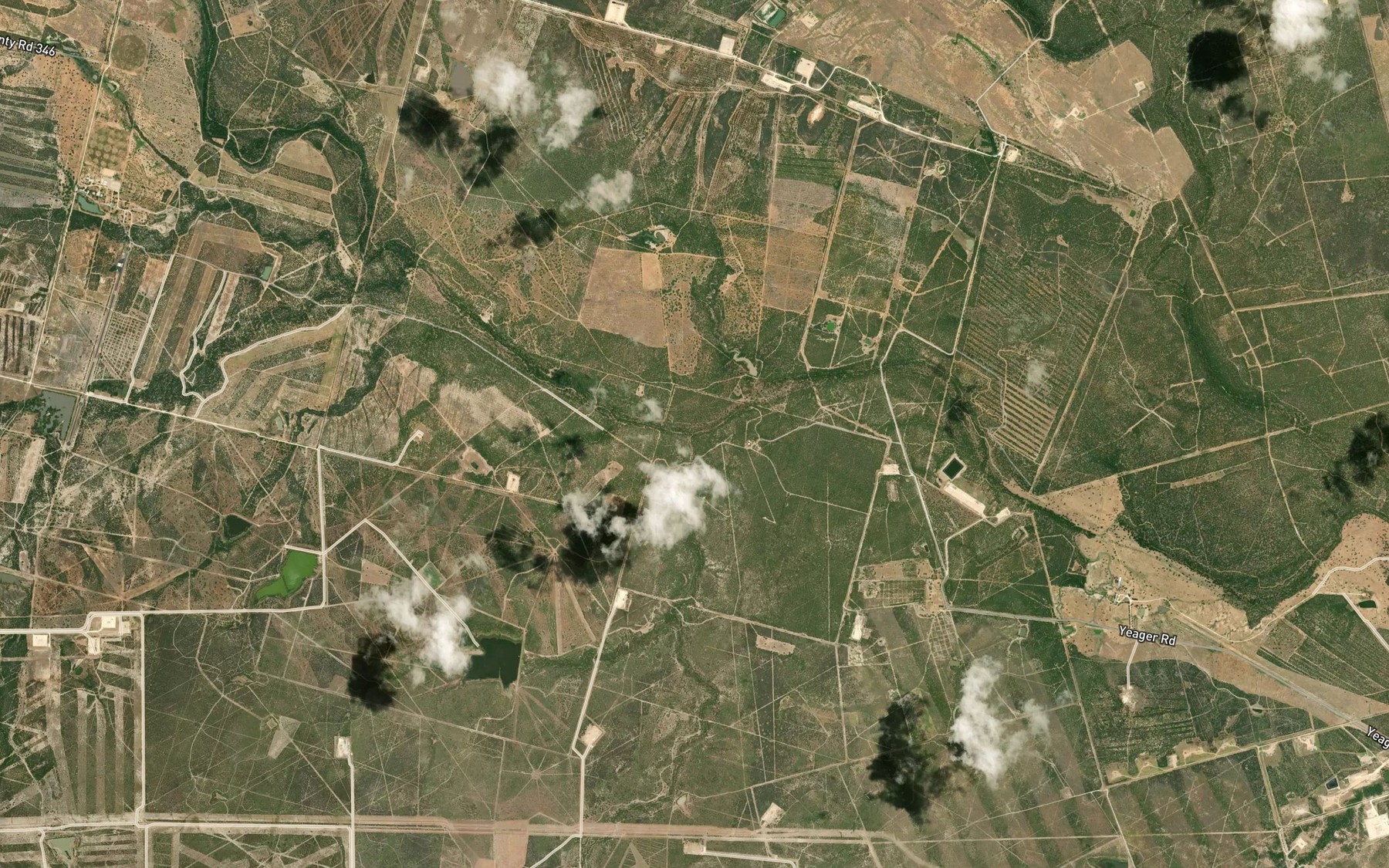 Satellite map of the Indian Creek
