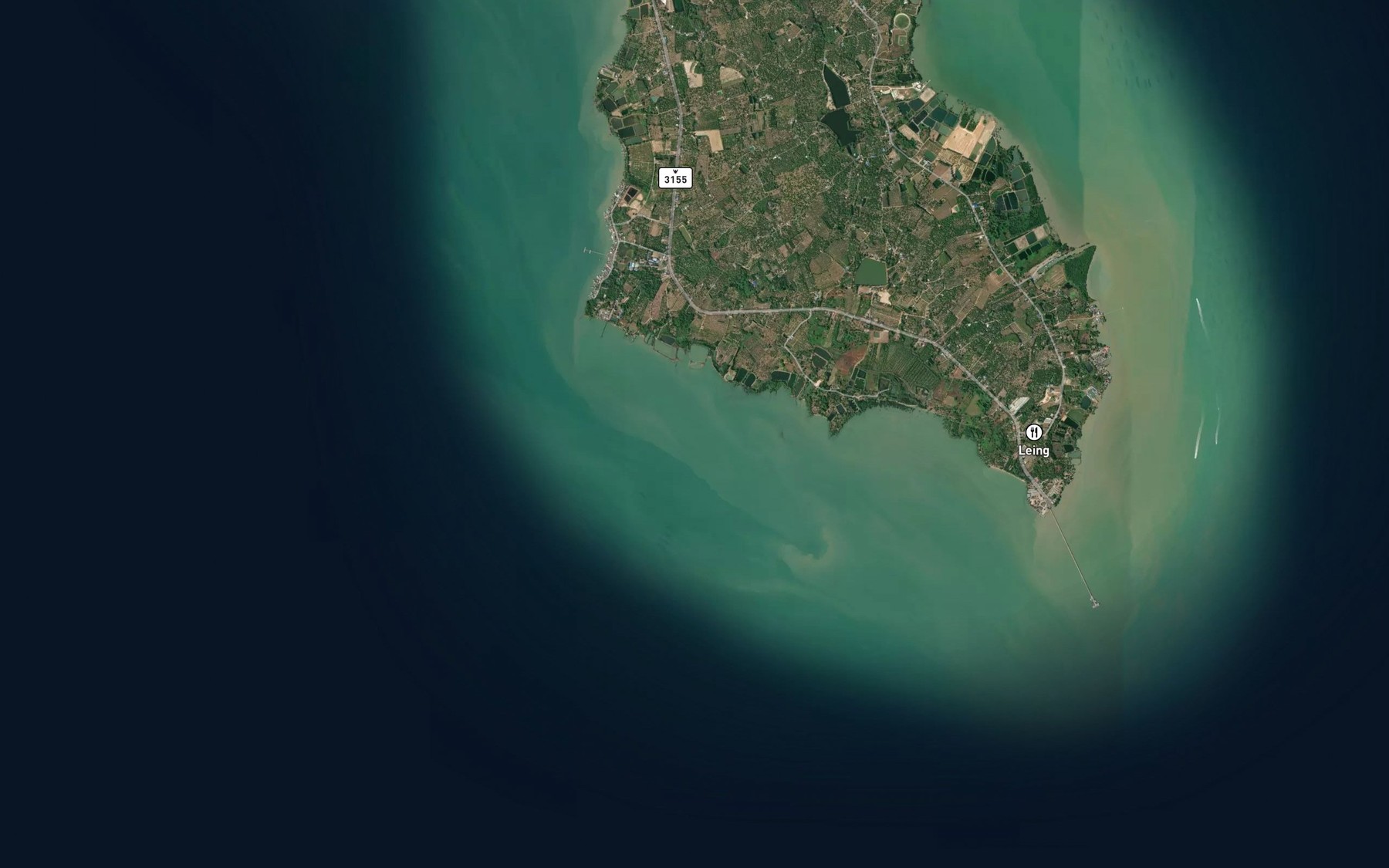 Satellite map of the Ao Khlong Po