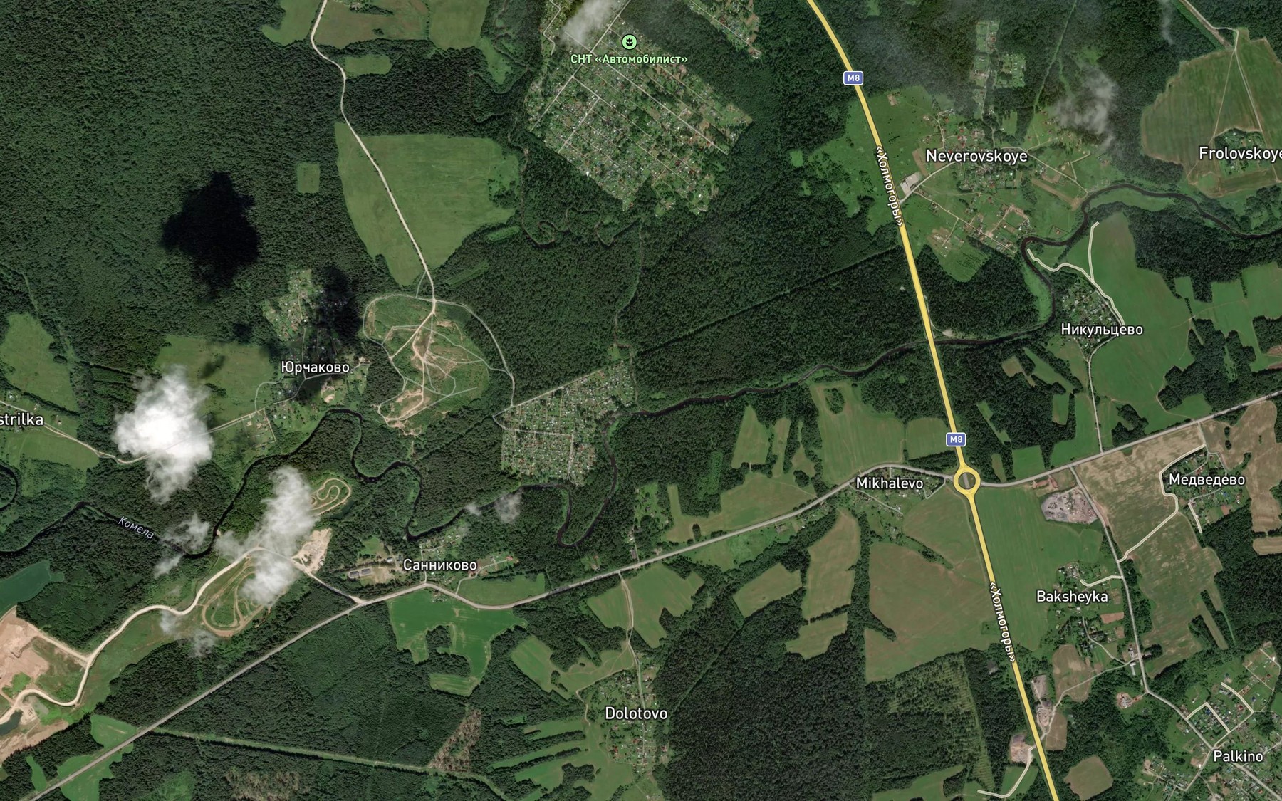 Satellite map of the Likhtosh