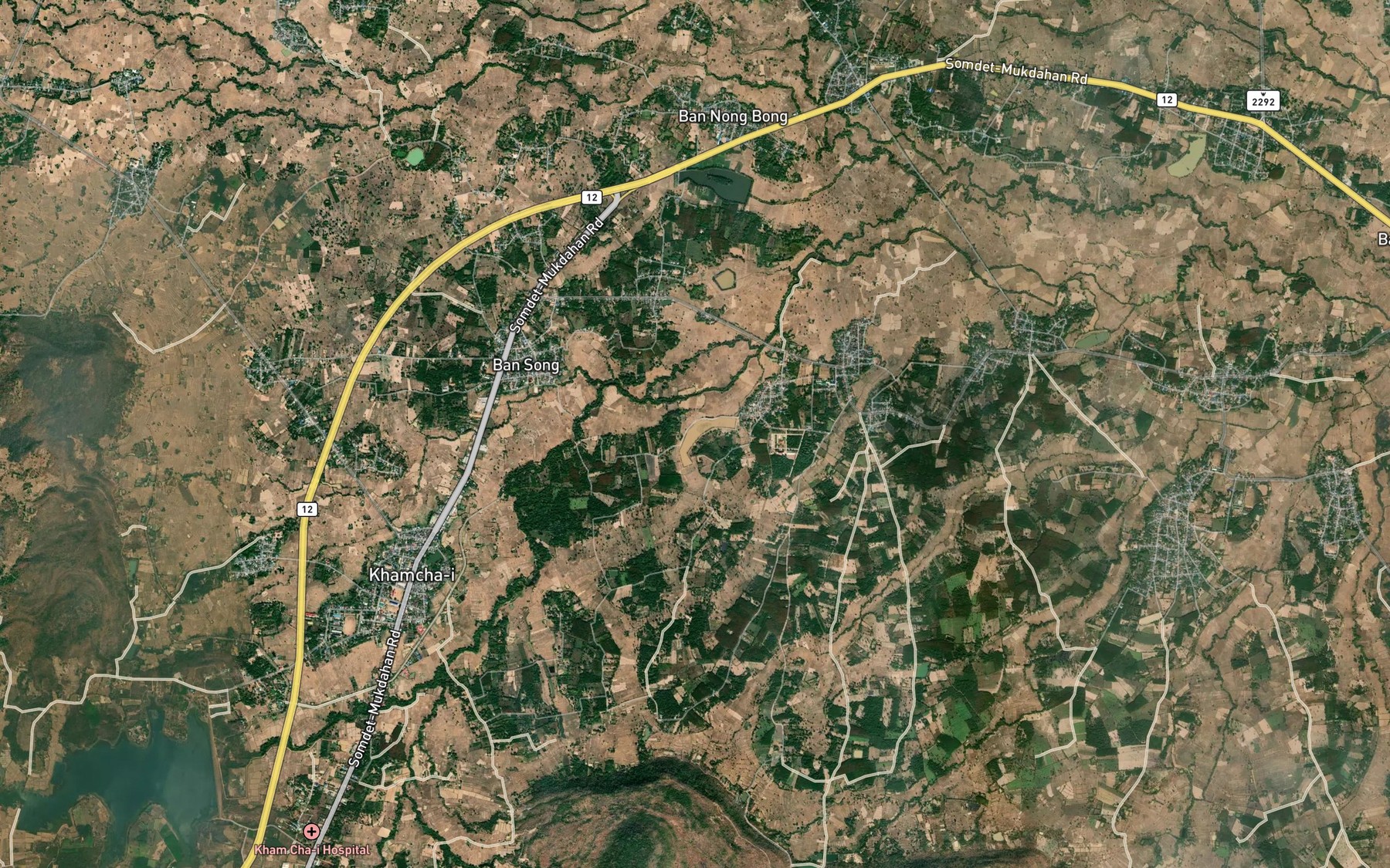 Satellite map of the Nong Pho Si